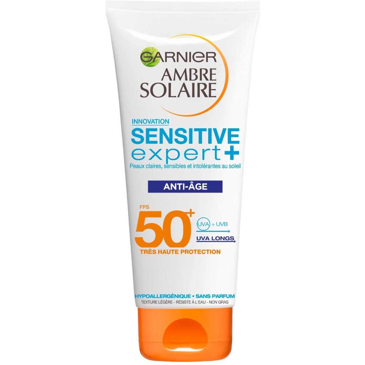 GARNIER Ambre Solaire Crème solaire sensitive anti-âge SPF50+ 100ml