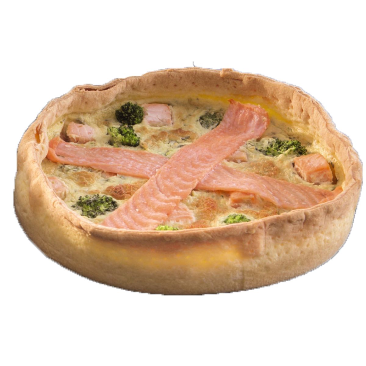 AUCHAN Le Traiteur quiche au saumon 600g