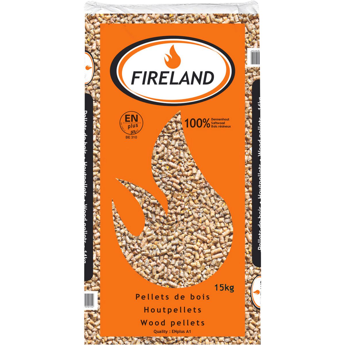 FIRELAND Pellets granulés de bois 100% résineux ENplus a1 15kg