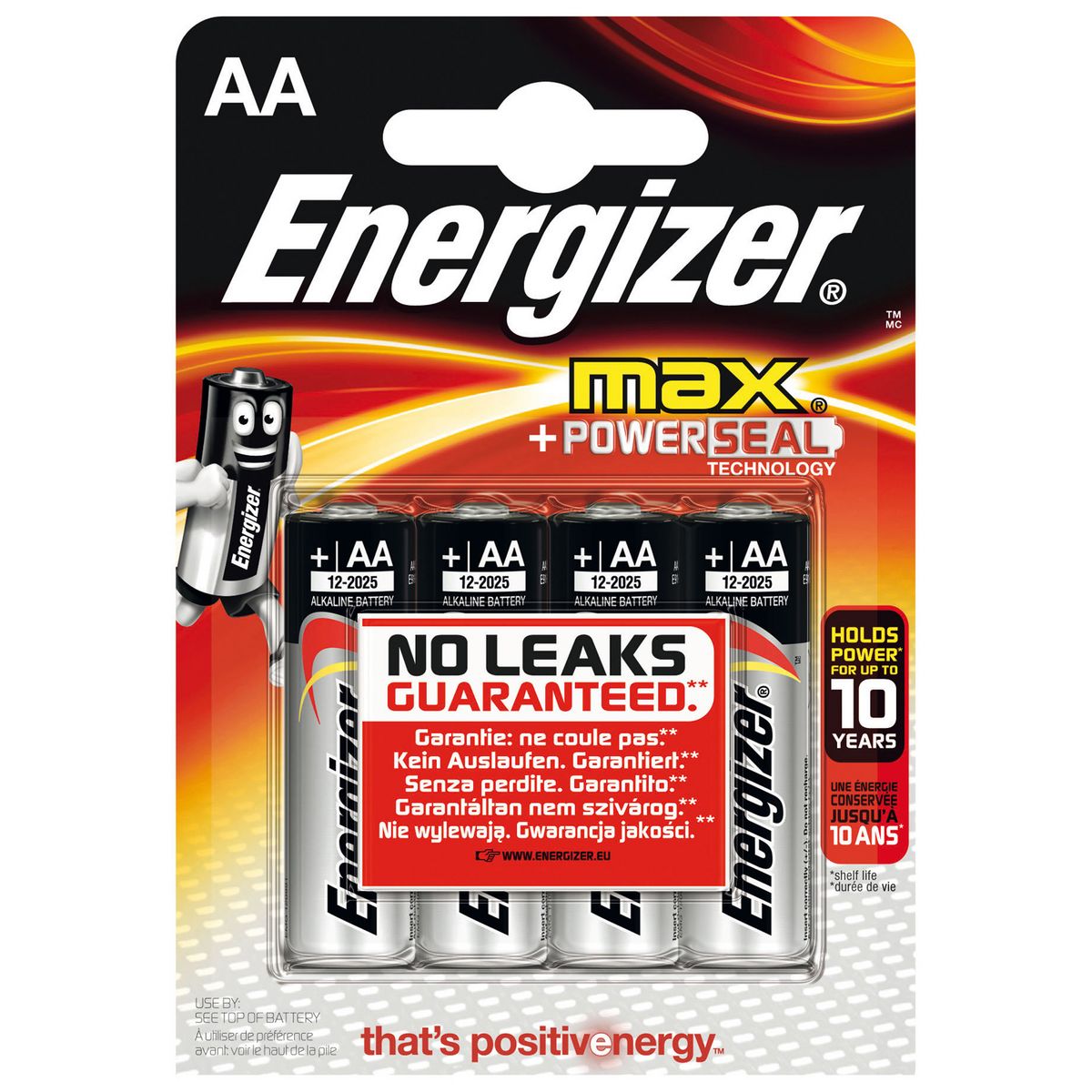 ENERGIZER Energizer piles alcaline ultra plus LR06 x4