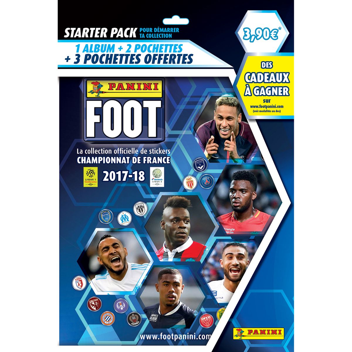 PANINI Panini Album + 5 pochettes foot 2017 2018 x1 1 pièce