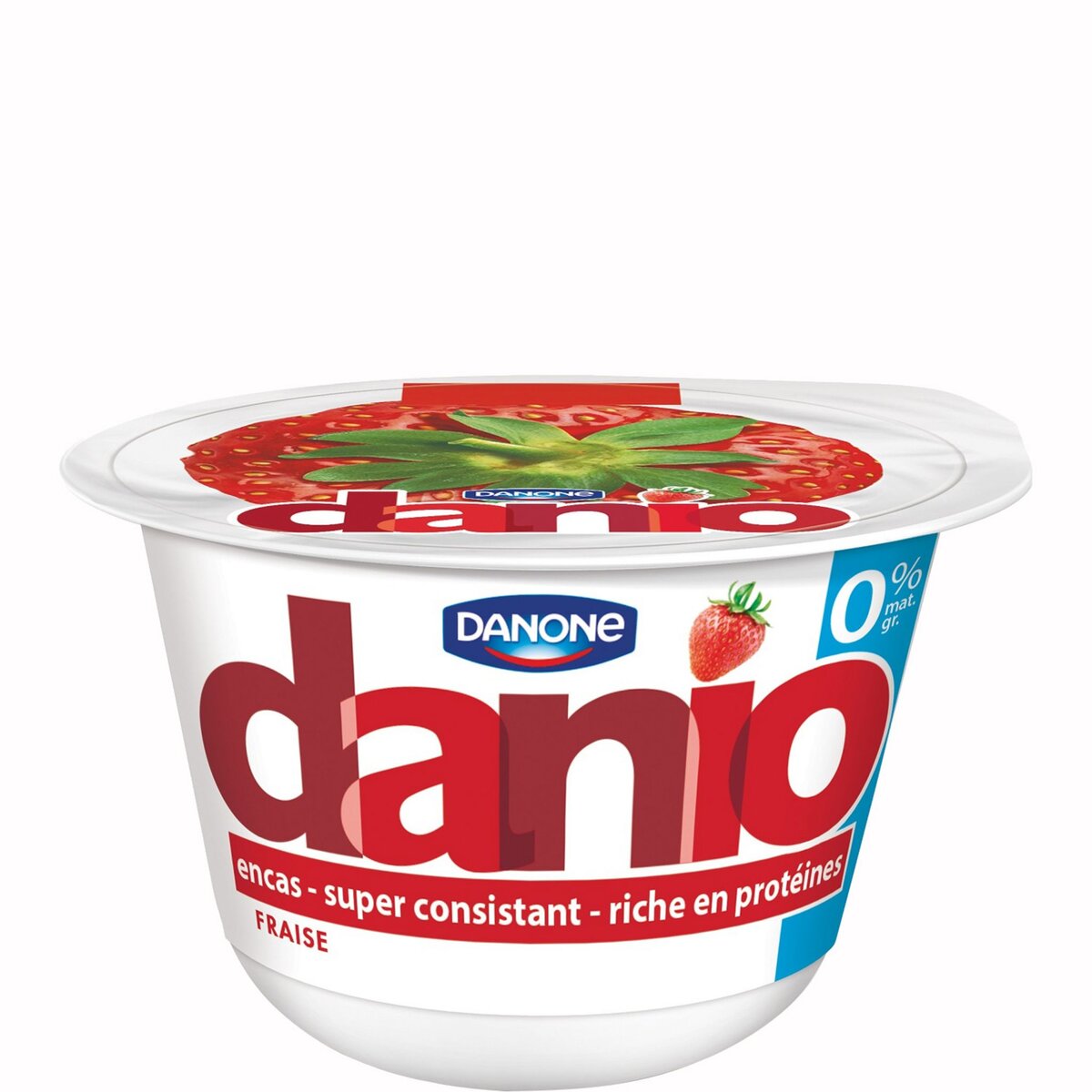DANIO Yaourt fraise protéiné 0% M.G 150g