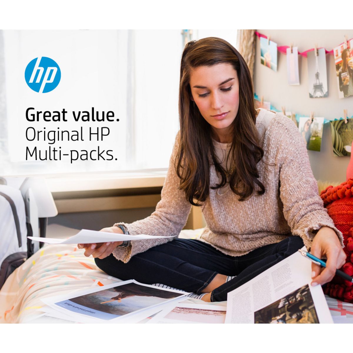 HP Pack de 2 Cartouches d'Encre HP 21 / 22 Noire et Trois Couleurs Authentiques (SD367AE)