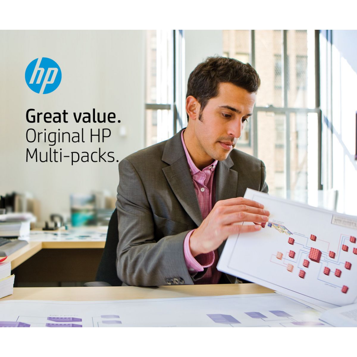 HP Pack de 2 Cartouches d'Encre HP 21 / 22 Noire et Trois Couleurs Authentiques (SD367AE)