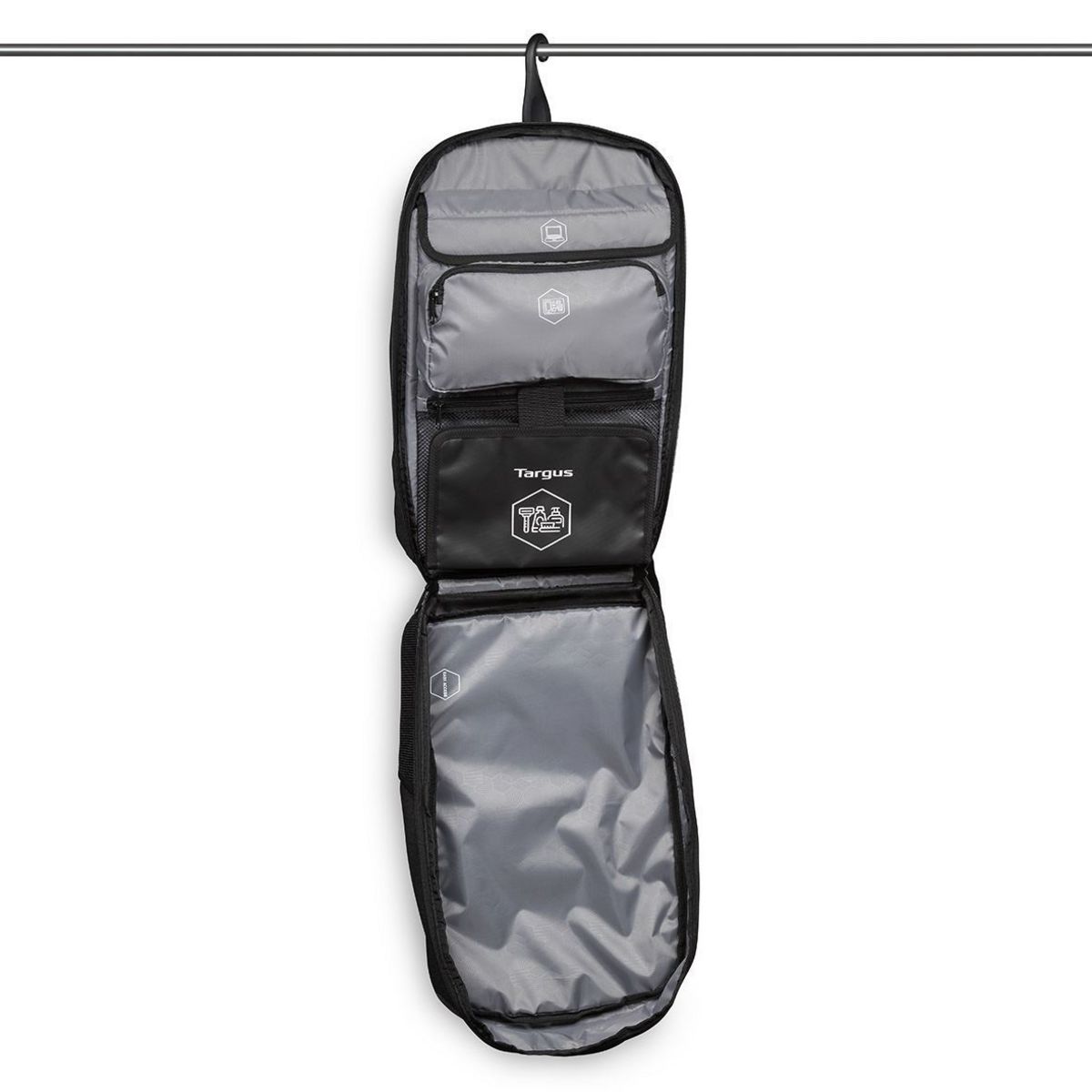 TARGUS Sac à dos Work + Play pour multisports et ordinateur portable jusque 15.6" - Noir et jaune