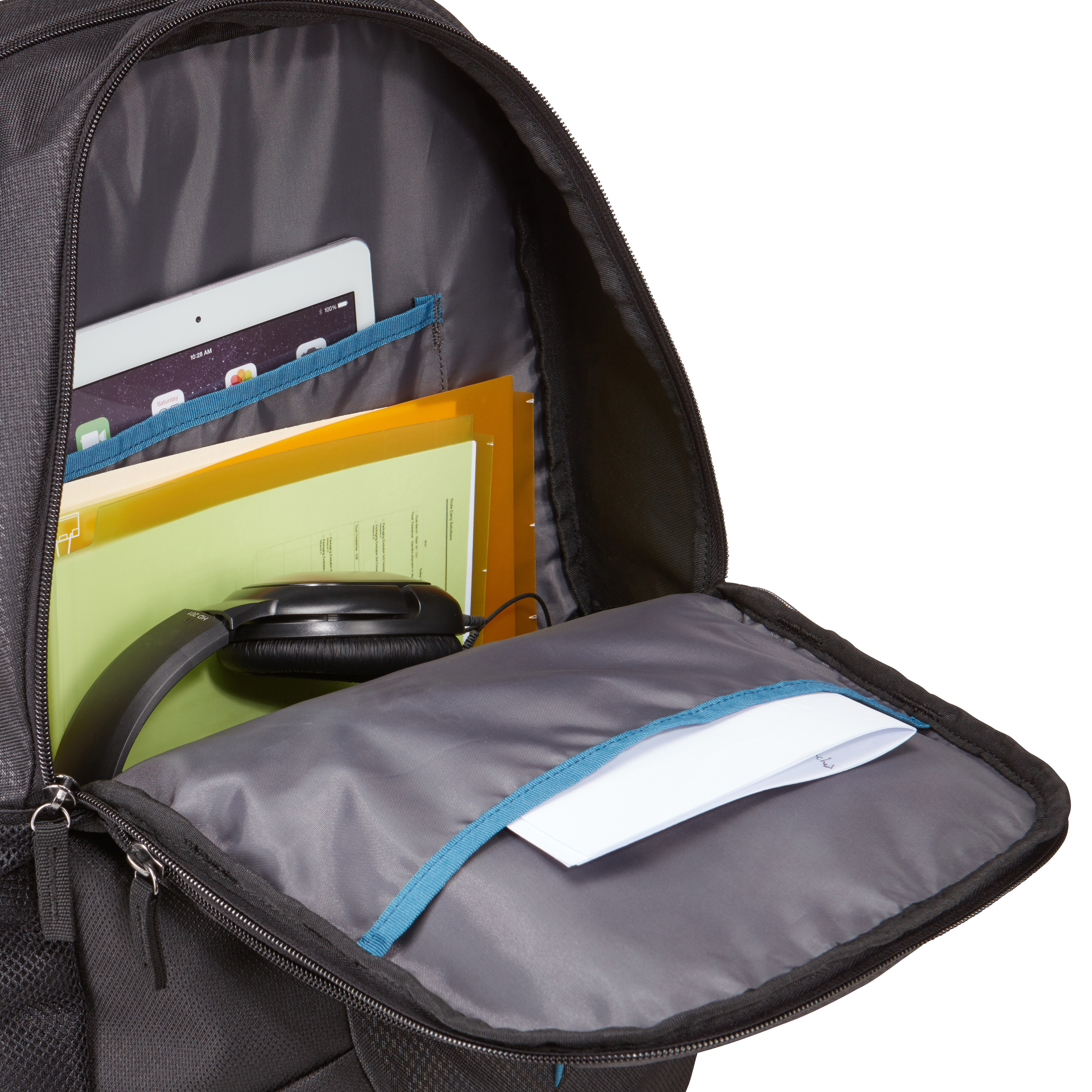 Voir la diapositive 8 : CASE LOGIC Sac à dos PREVAILER pour ordinateurs portables et tablettes - Noir