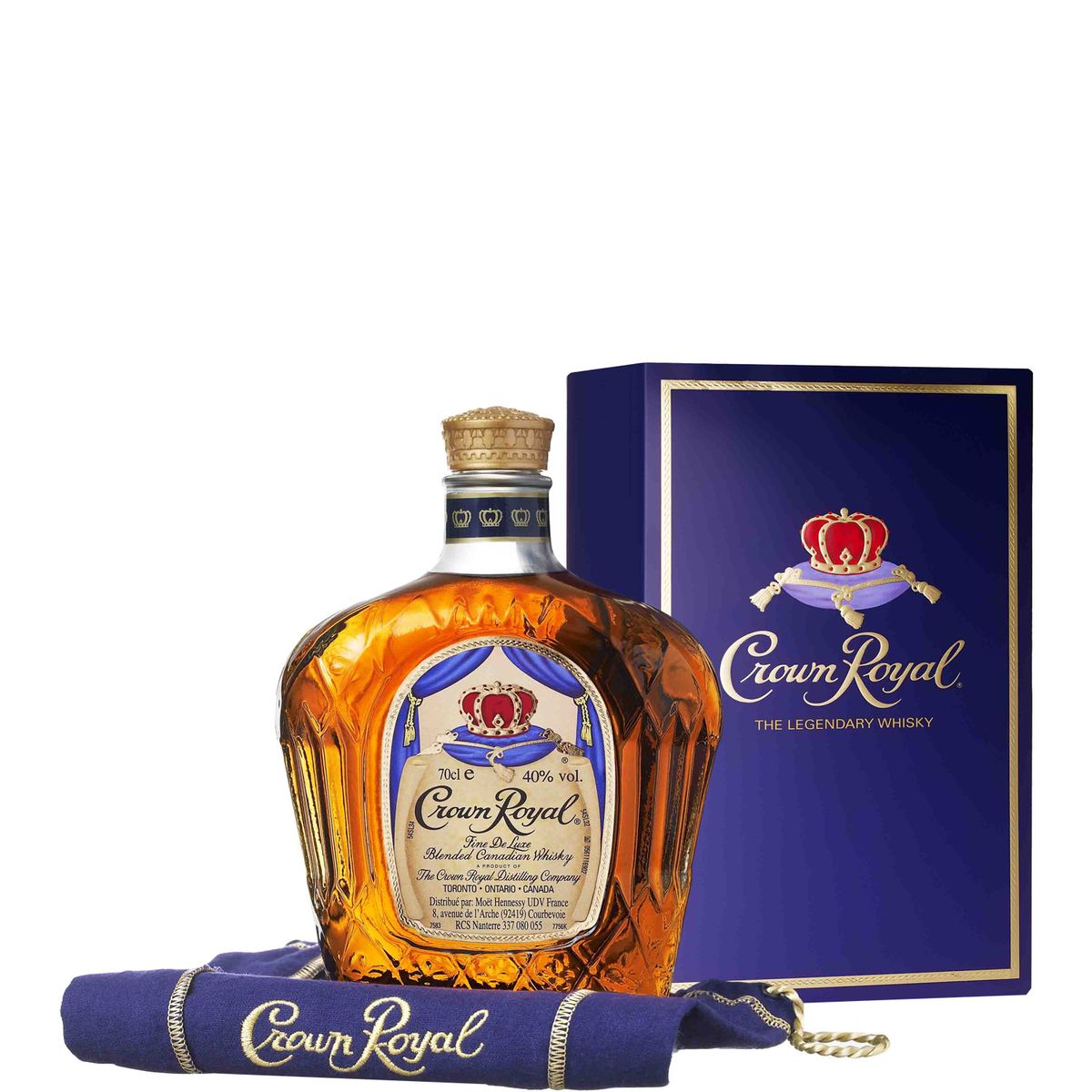 Crown royal 40° -70cl + étui velours