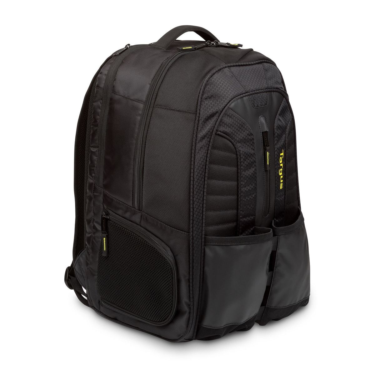 TARGUS Sac à dos Work + Play pour sports de raquettes et ordinateur portable jusque 15.6" - Noir et jaune