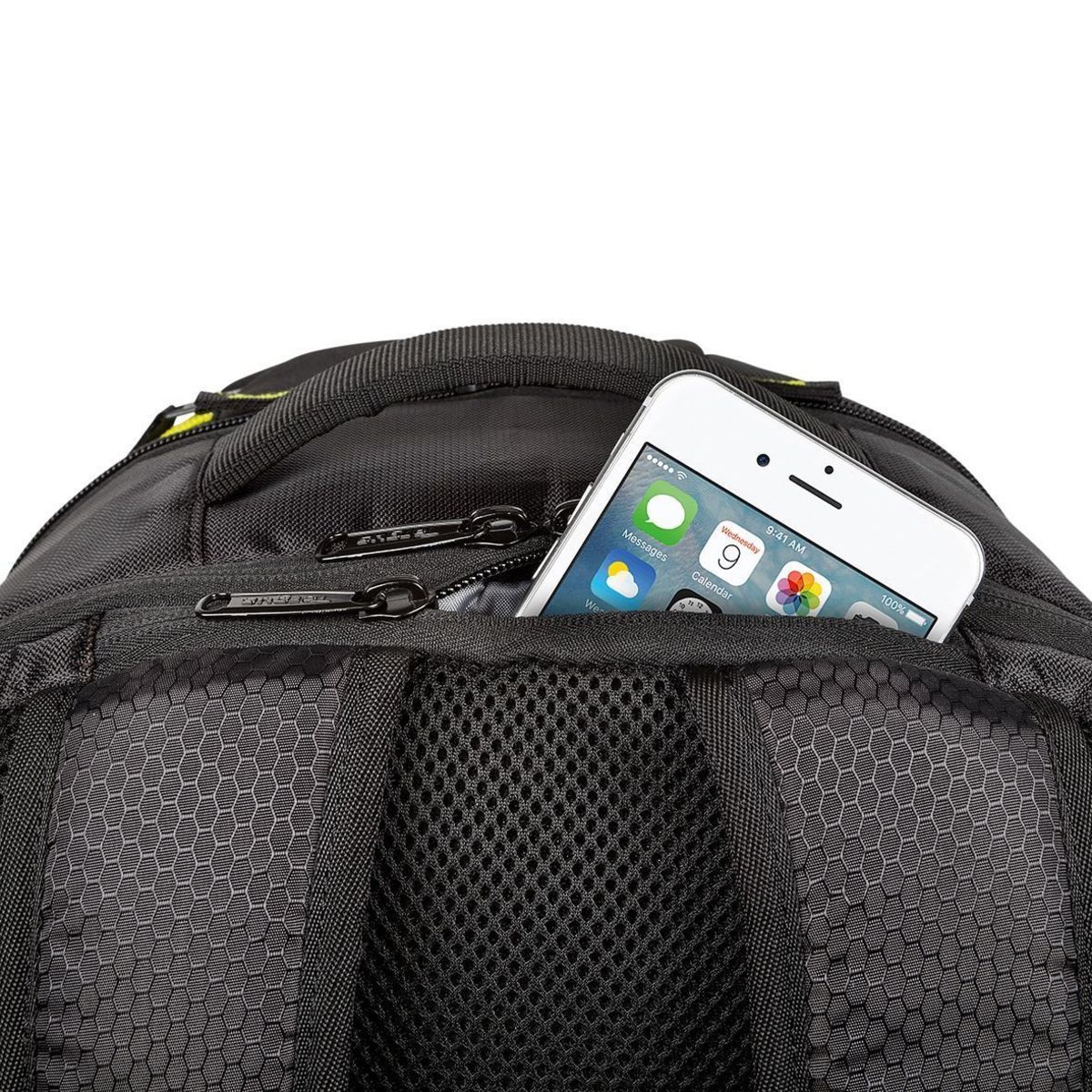 TARGUS Sac à dos Work + Play pour sports de raquettes et ordinateur portable jusque 15.6" - Noir et jaune