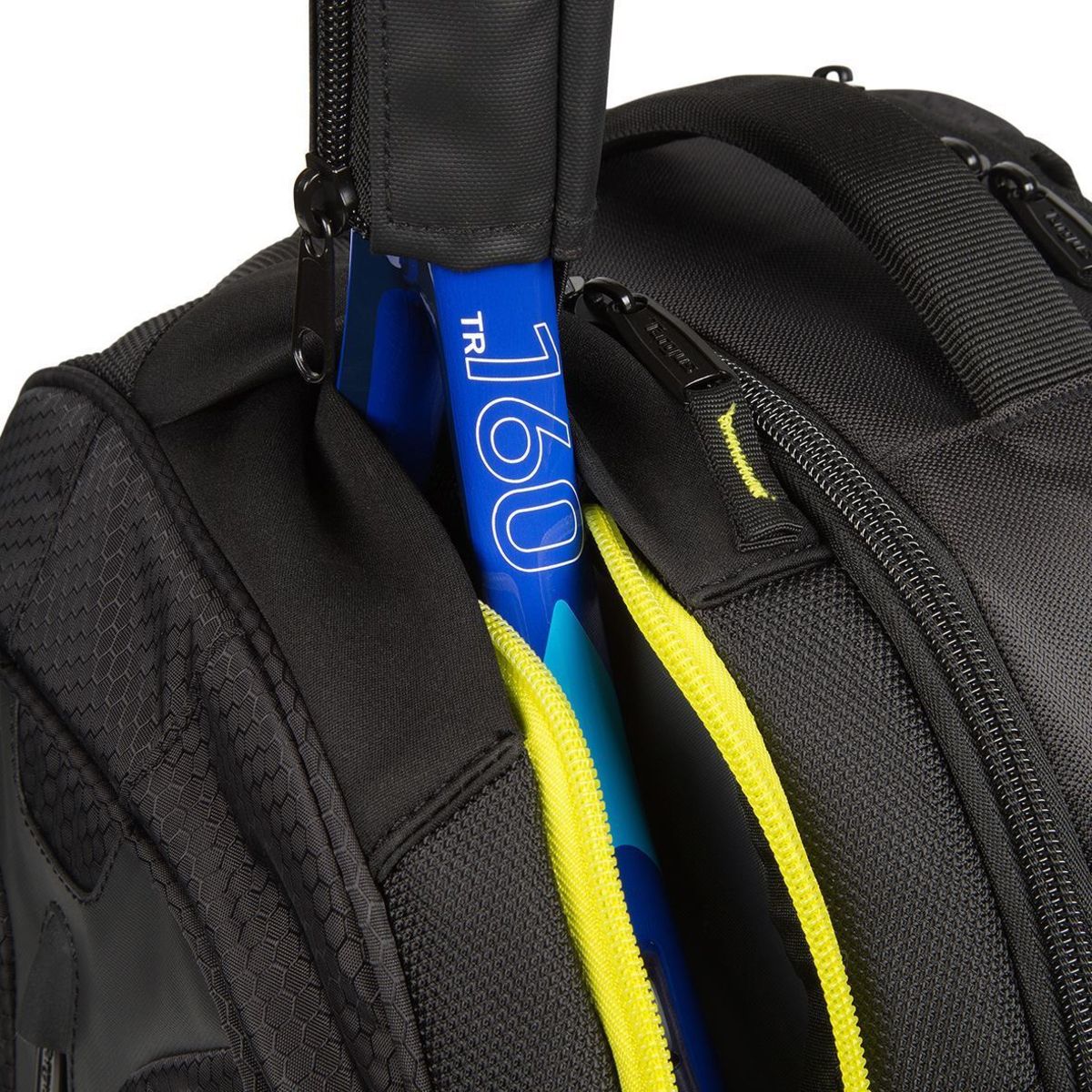 TARGUS Sac à dos Work + Play pour sports de raquettes et ordinateur portable jusque 15.6" - Noir et jaune