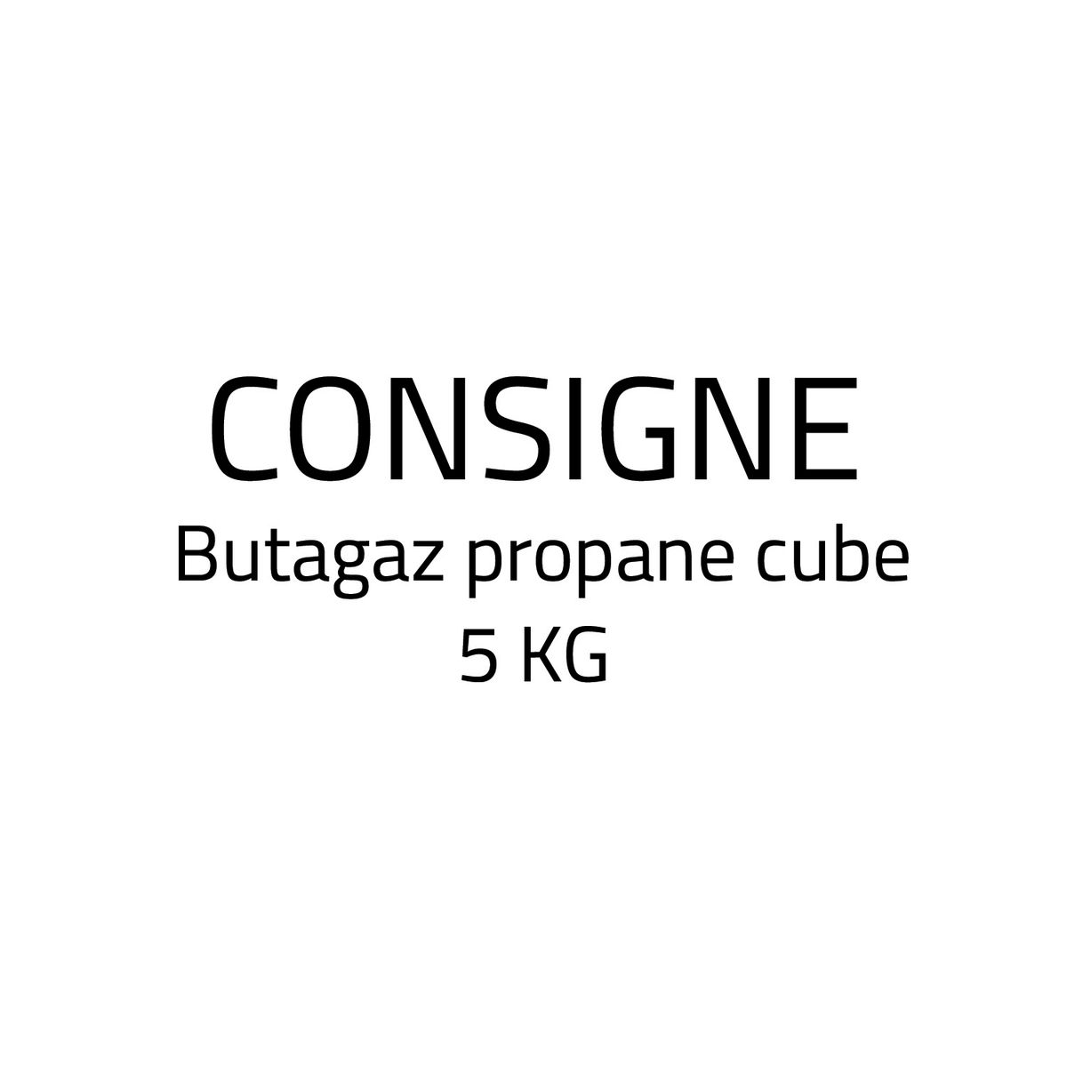 BUTAGAZ Butagaz Consigne de gaz propane cube 5kg 5kg
