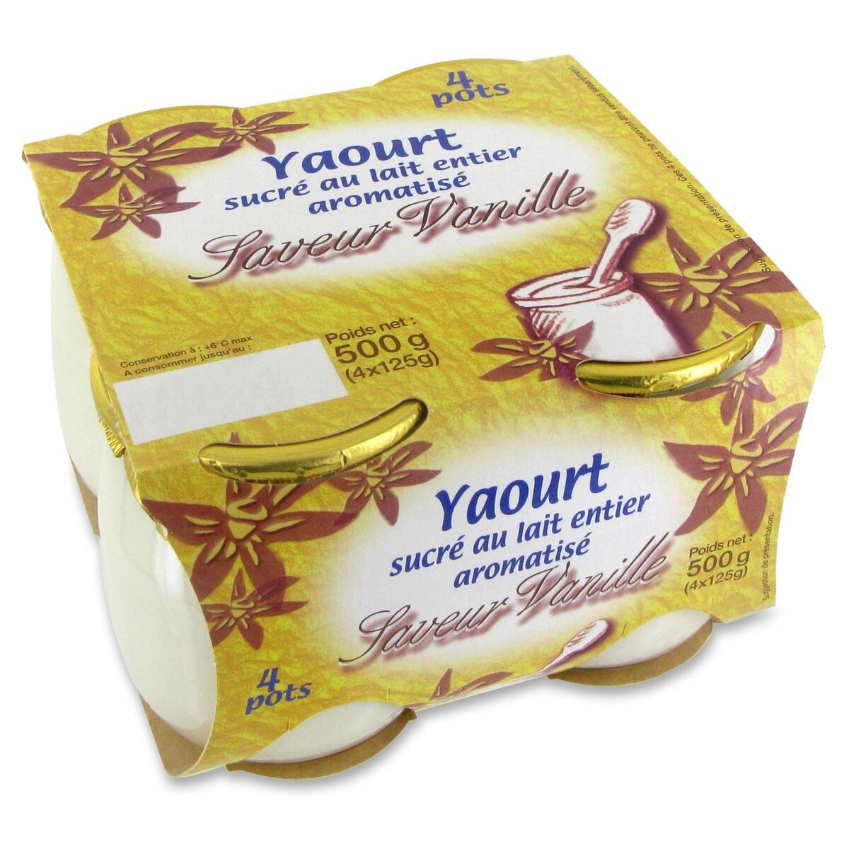 DISCOUNT Yaourt à la vanille 4x125g