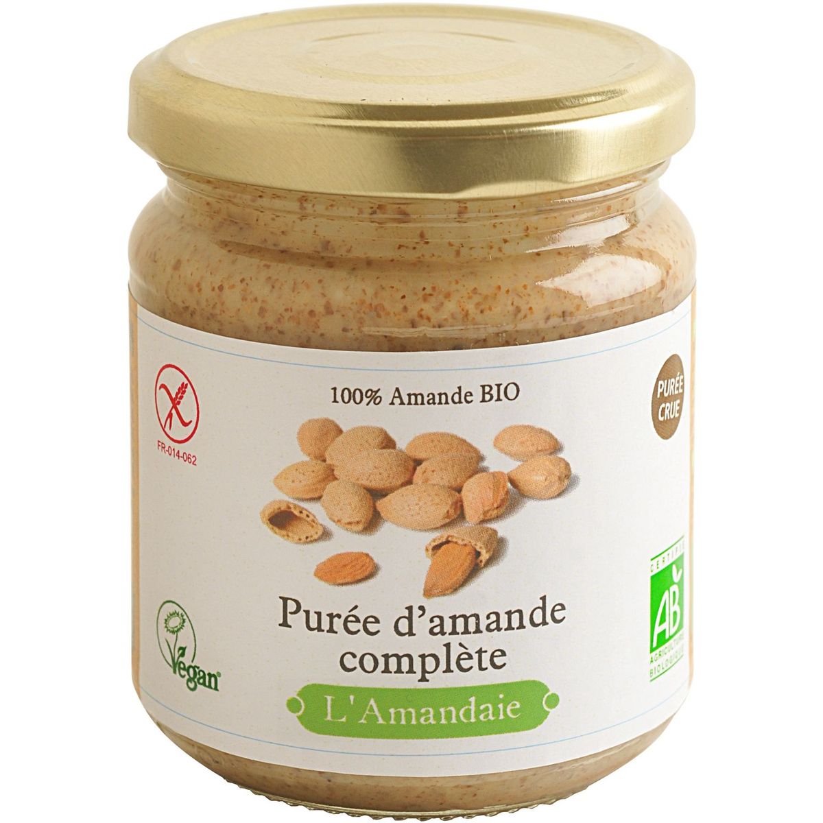 L'AMANDAIE Purée d'amande bio 200g