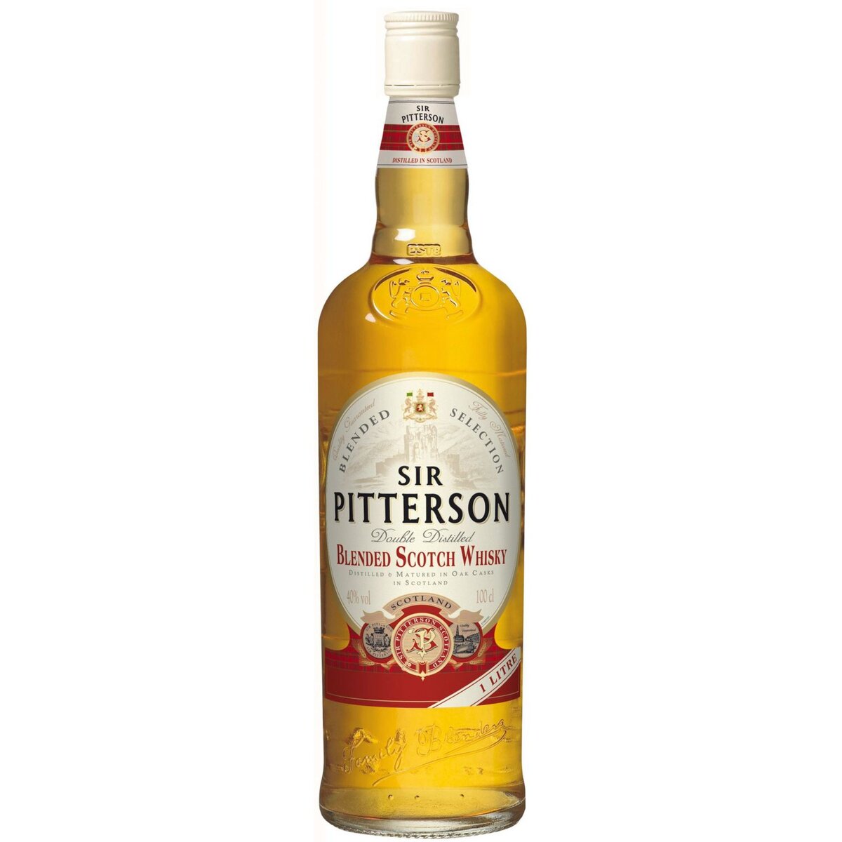 Sir pitterson scotch whisky 40° - 1l