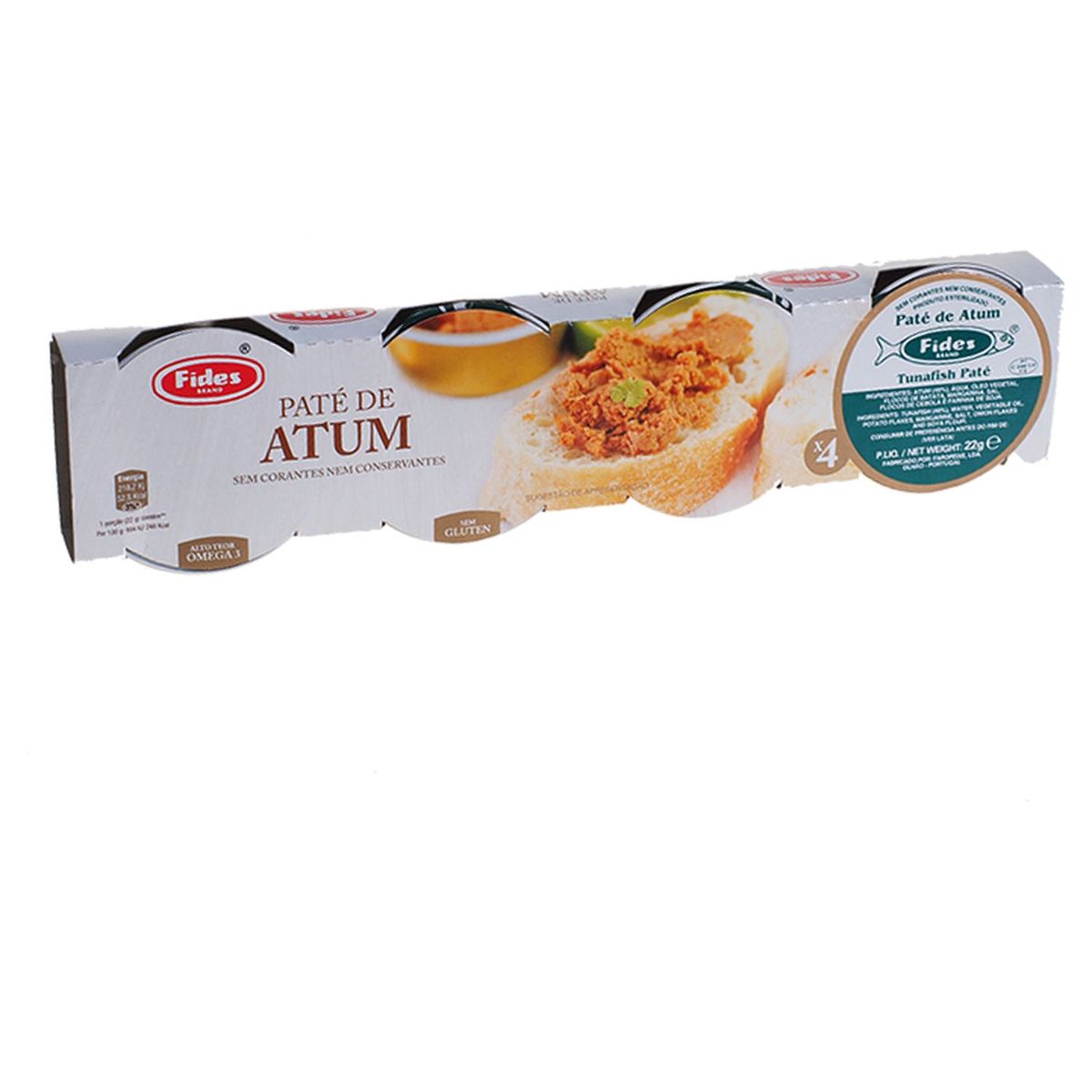 FIDES Fides pâté de thon 4x22g