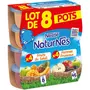 NESTLE Nestlé natures fruits du soleil +pommes pruneaux 8x130g