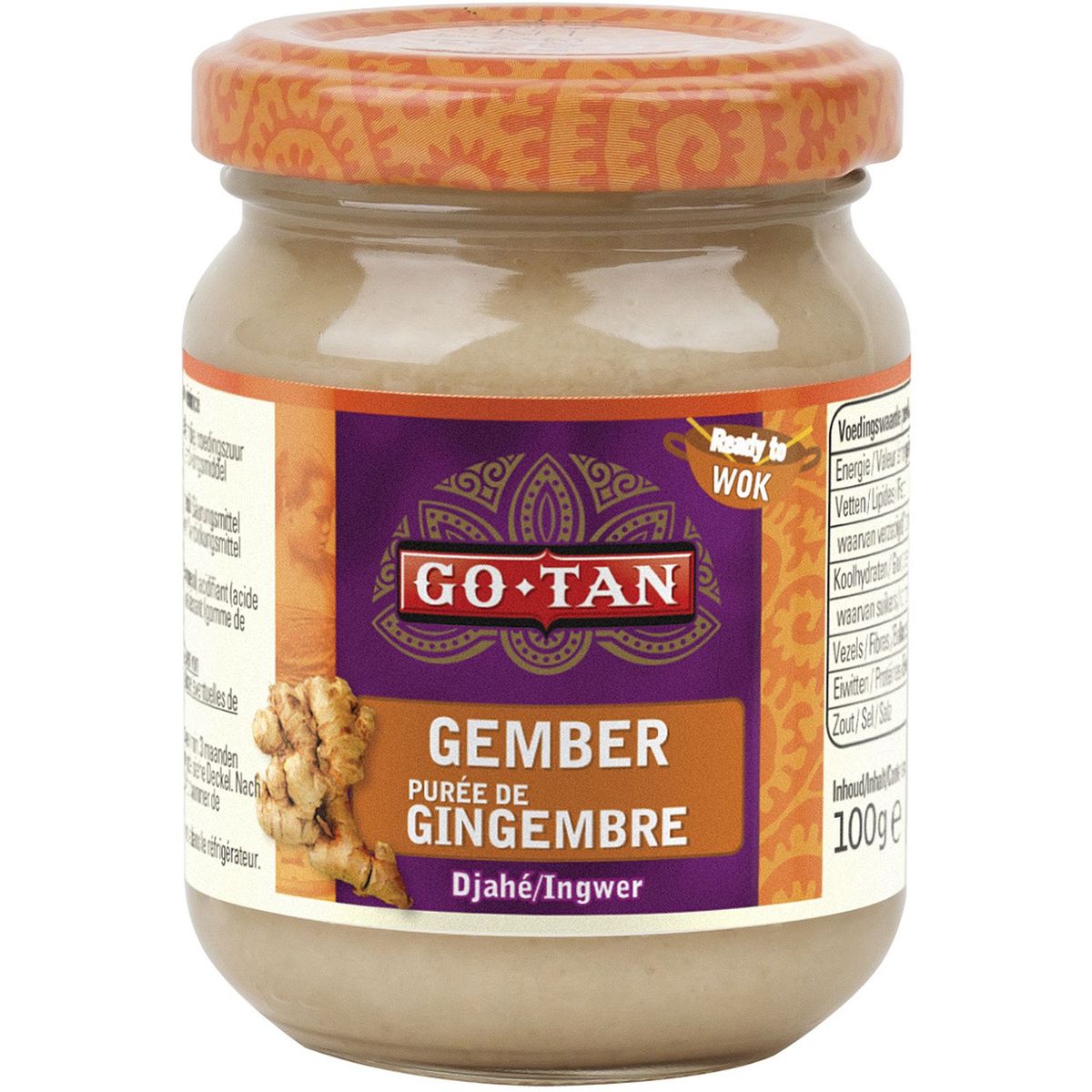 GO TAN Go Tan Purée de gingembre 100g 100g