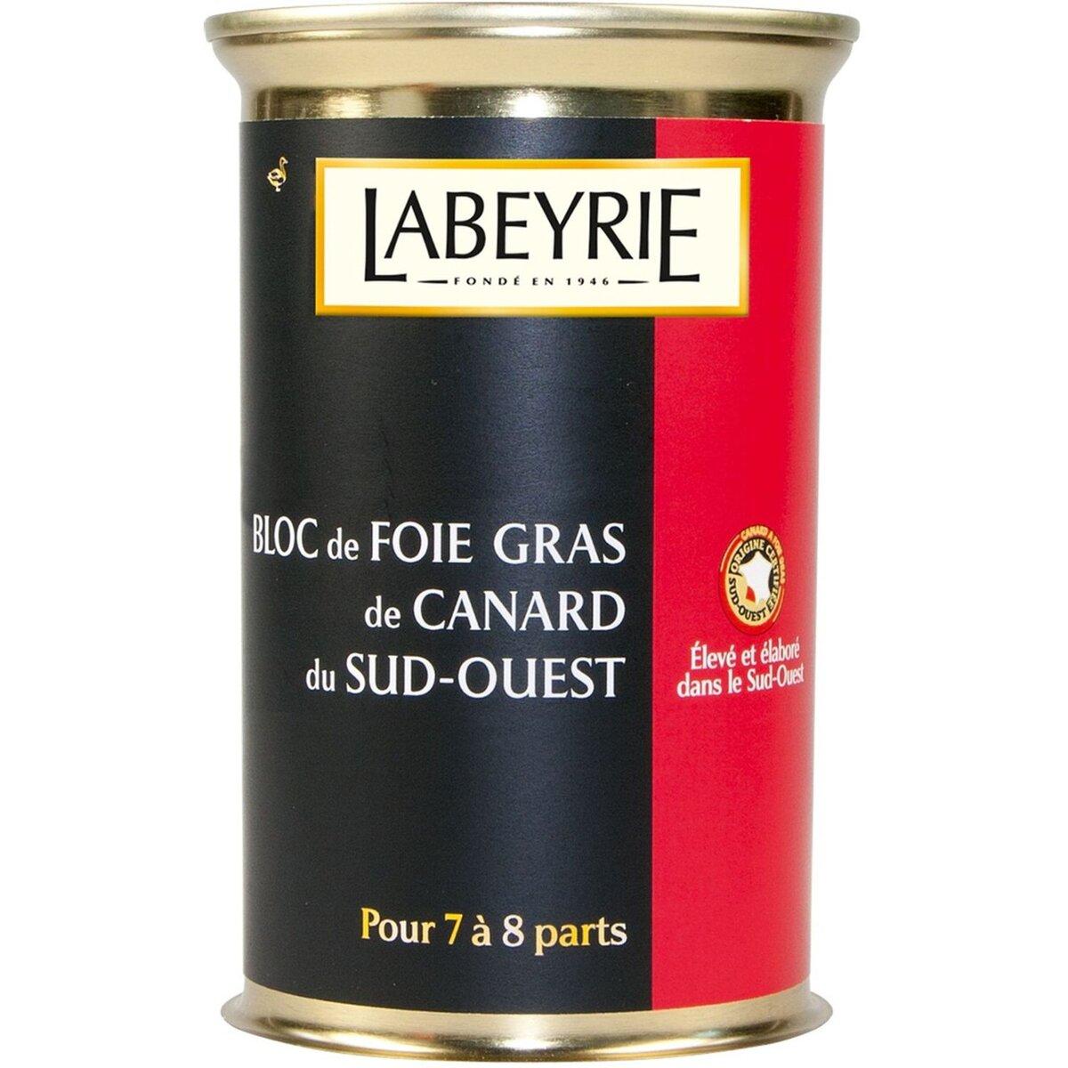 LABEYRIE Foie-Gras Canard Entier IGP SUD-OUEST 4 à 6 parts : :  Epicerie