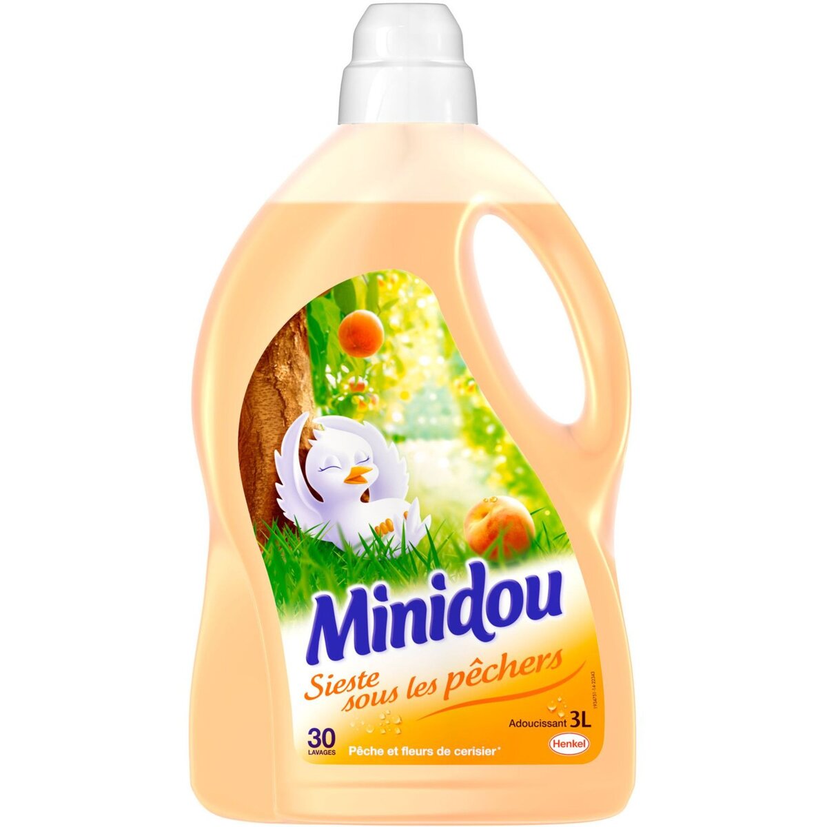 MINIDOU Minidou Lessive liquide pêche et fleurs de cerisier 3l 30 lavages 3l