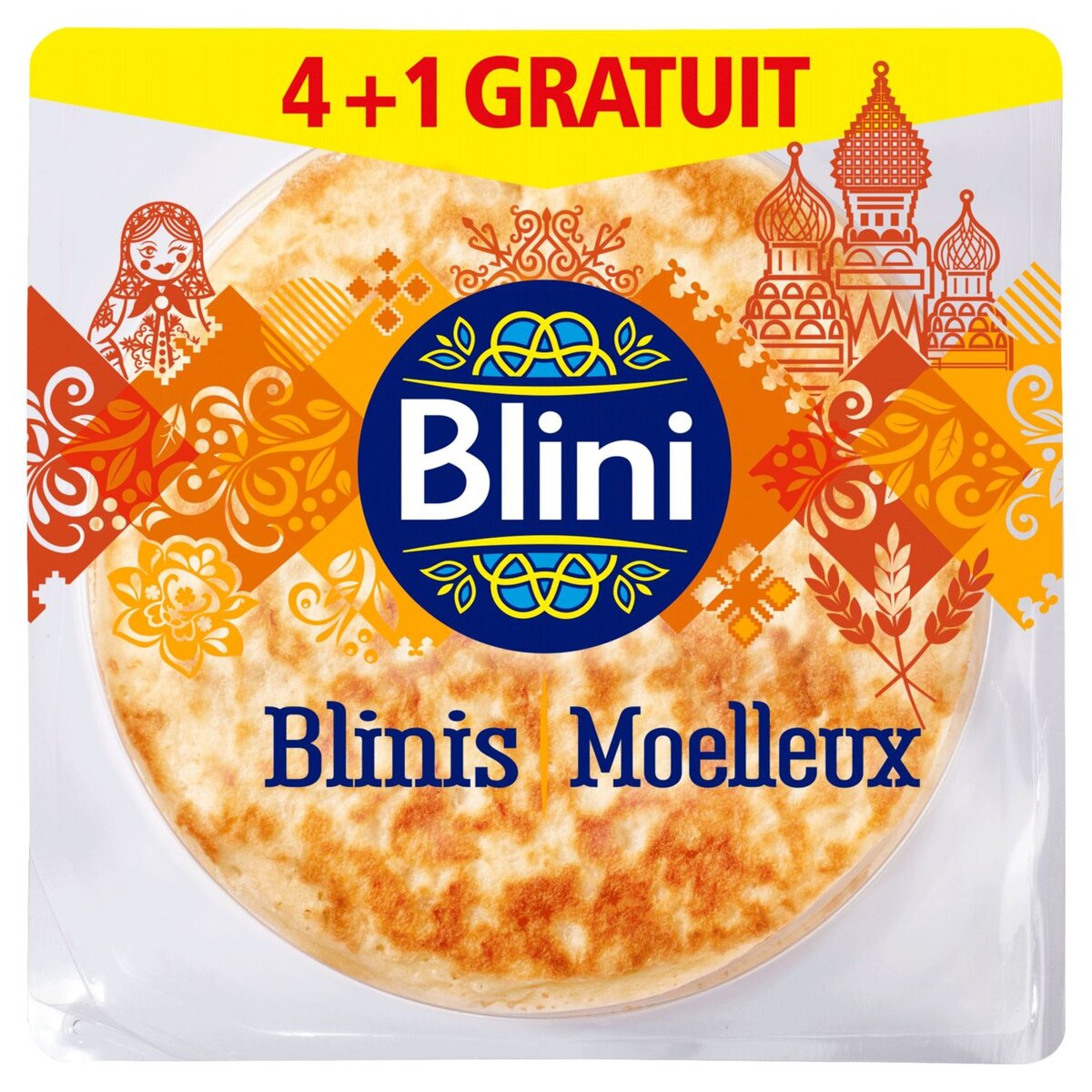 BLINI Blini blinis moelleux x4 +1 offert 250g