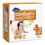 AUCHAN BABY Auchan baby Confort + couches taille 3 (4-9kg) x32 32 couches