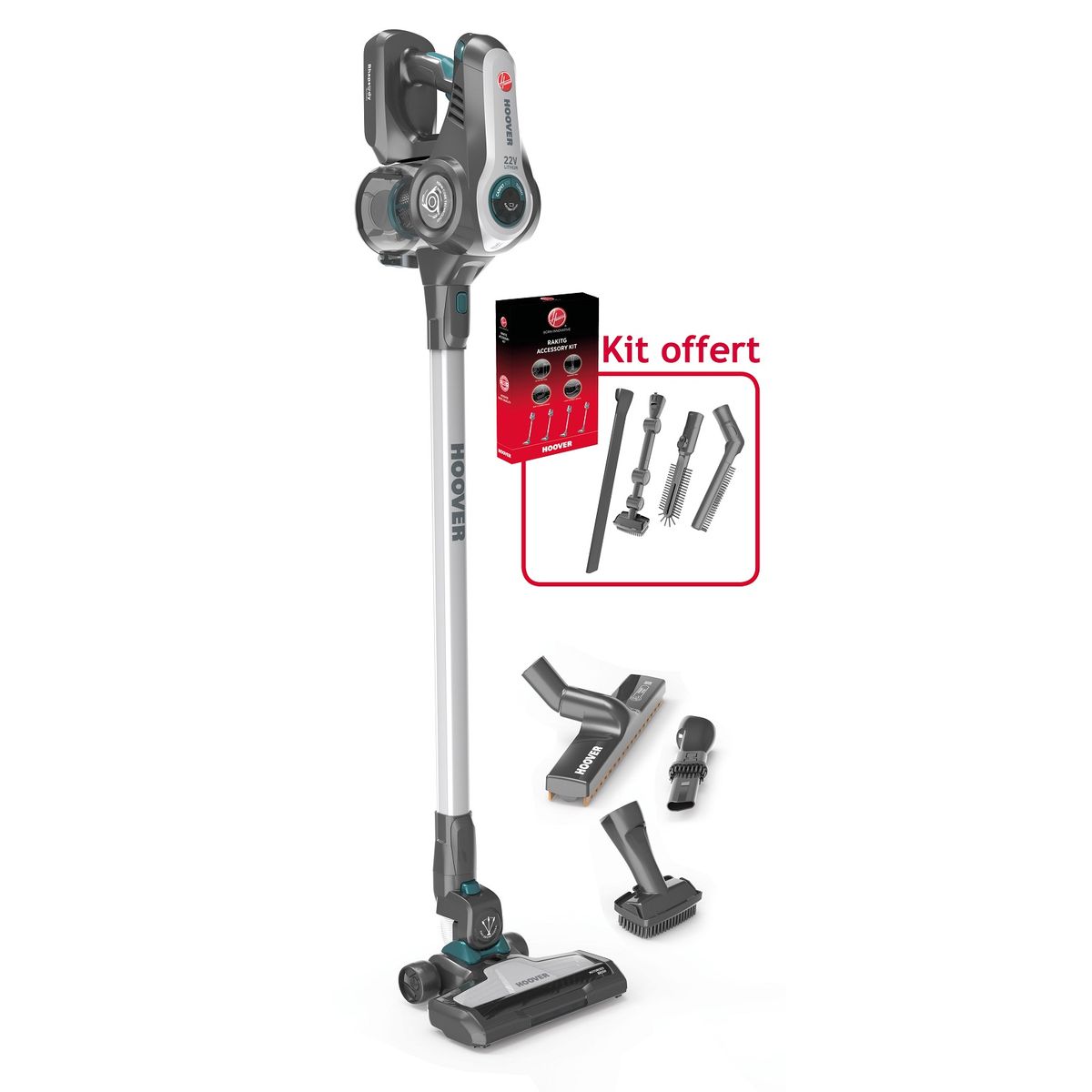 HOOVER Aspirateur balai sans fil Rhapsody RA22AKIT