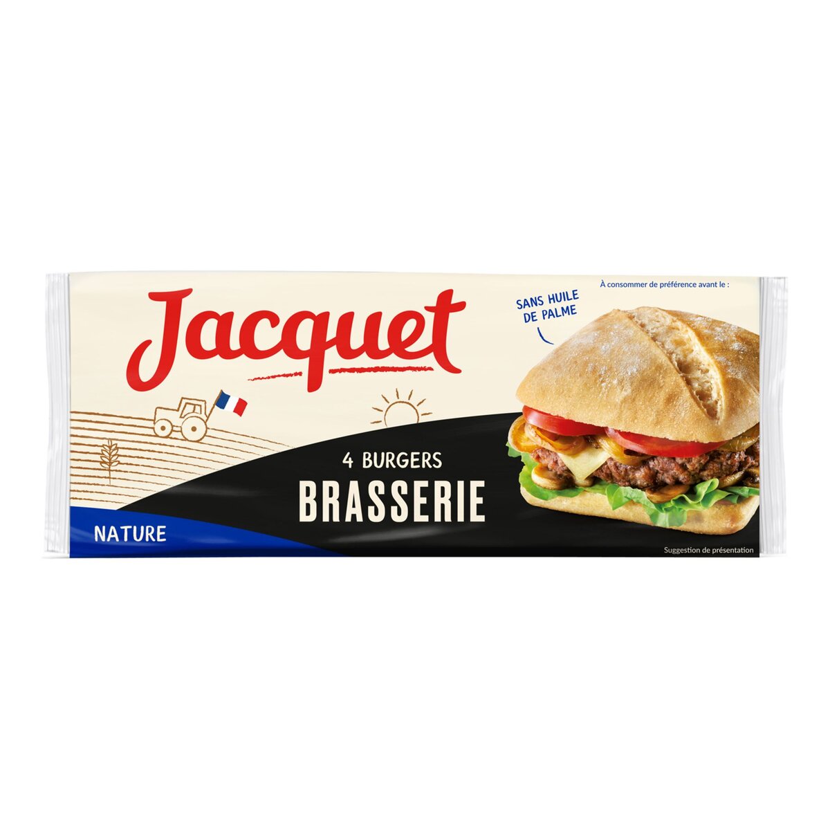 JACQUET Jacquet burger brasserie x4 -330g