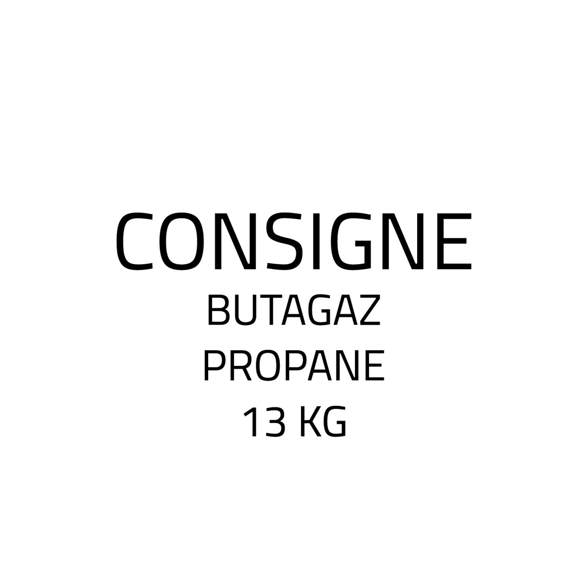 Voir la diapositive 2 : BUTAGAZ Butagaz Consigne de gaz propane 13kg 13kg
