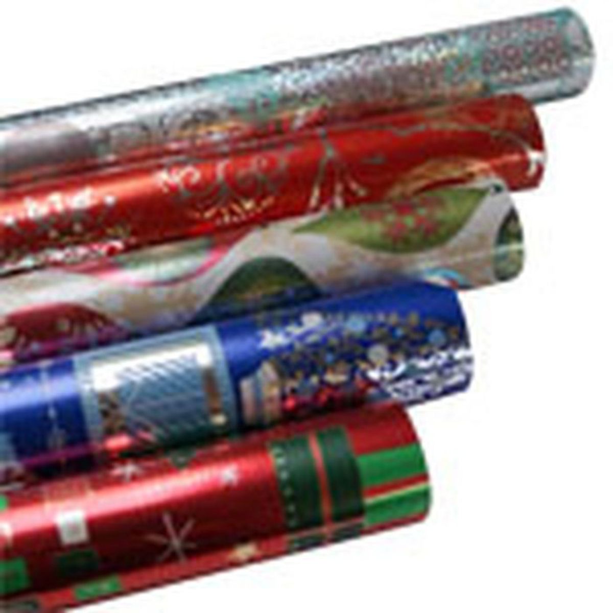 AUCHAN Auchan Papier cadeau métal 5x0,7m motifs assortis x1 1 pièce