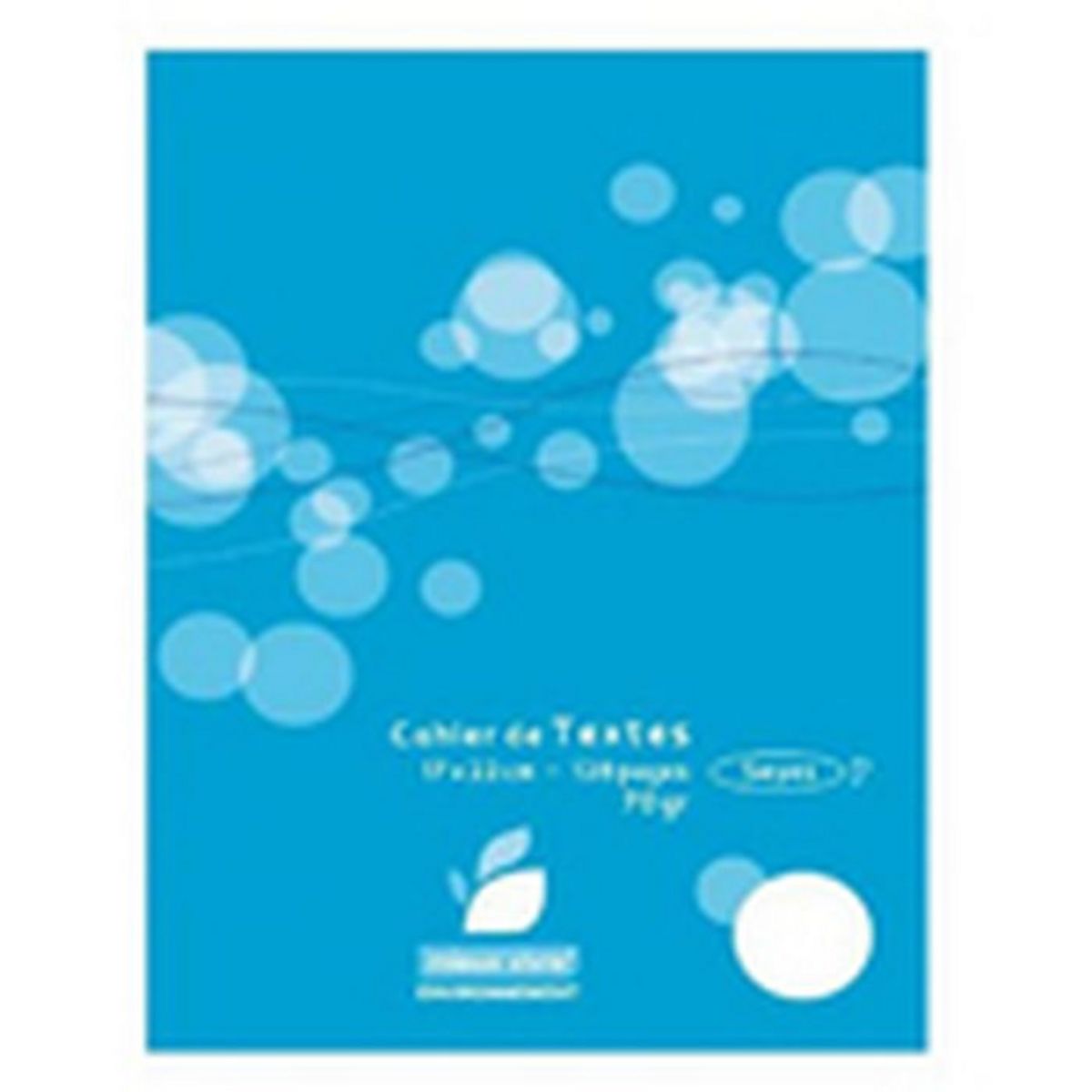 AUCHAN Auchan Cahier de texte 17x22cm - 128 pages 1 pièce