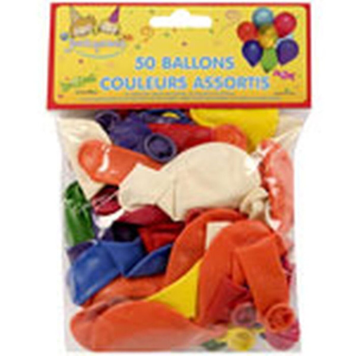 DYNASTRIB Dynastrib Ballons gonflables coloris assortis x50 50 pièces