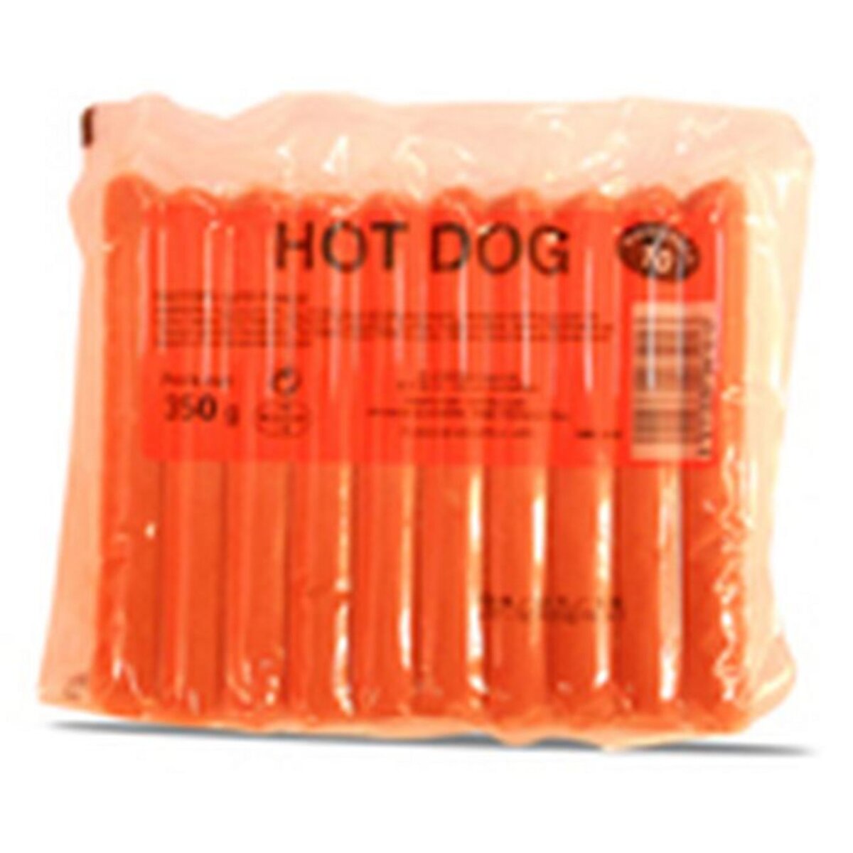 Saucisses à hot dog 10 pièces 350g pas cher Auchan.fr
