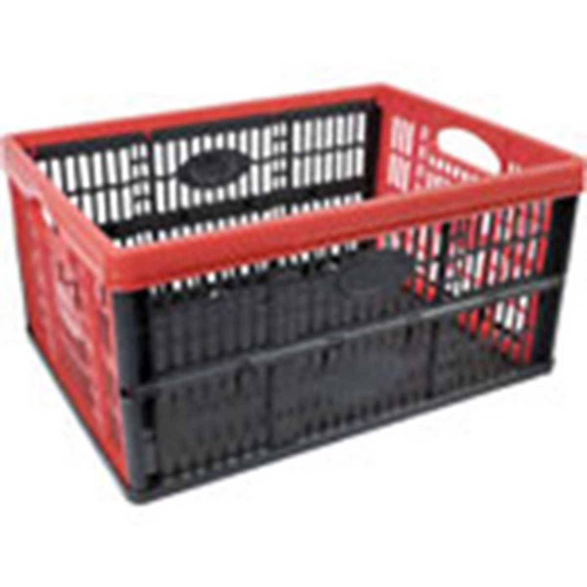 casier pliant 45l noir et bleu 53x37x27