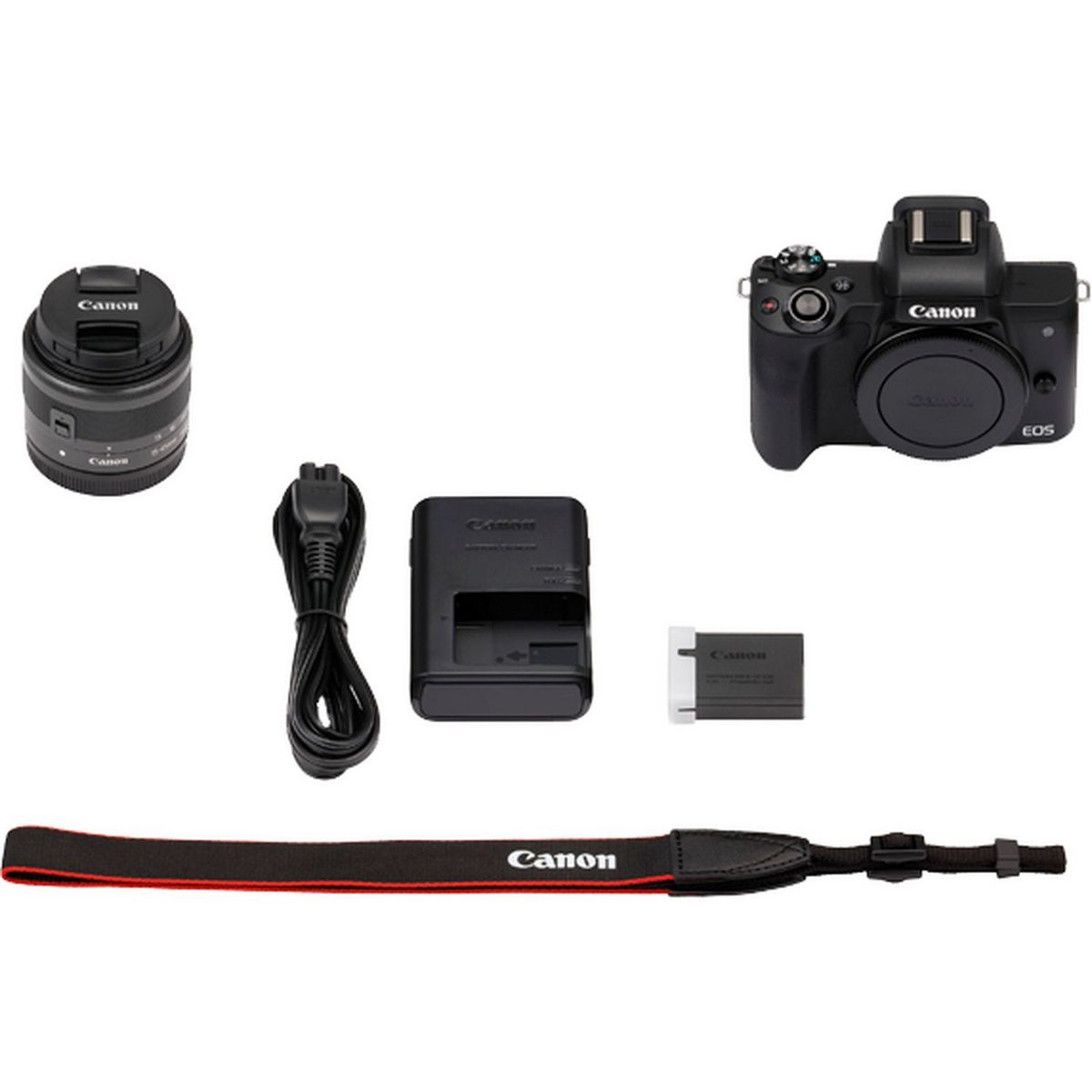 CANON Appareil Photo Hybride - EOS M50 - Noir + Objectif 15-45 mm