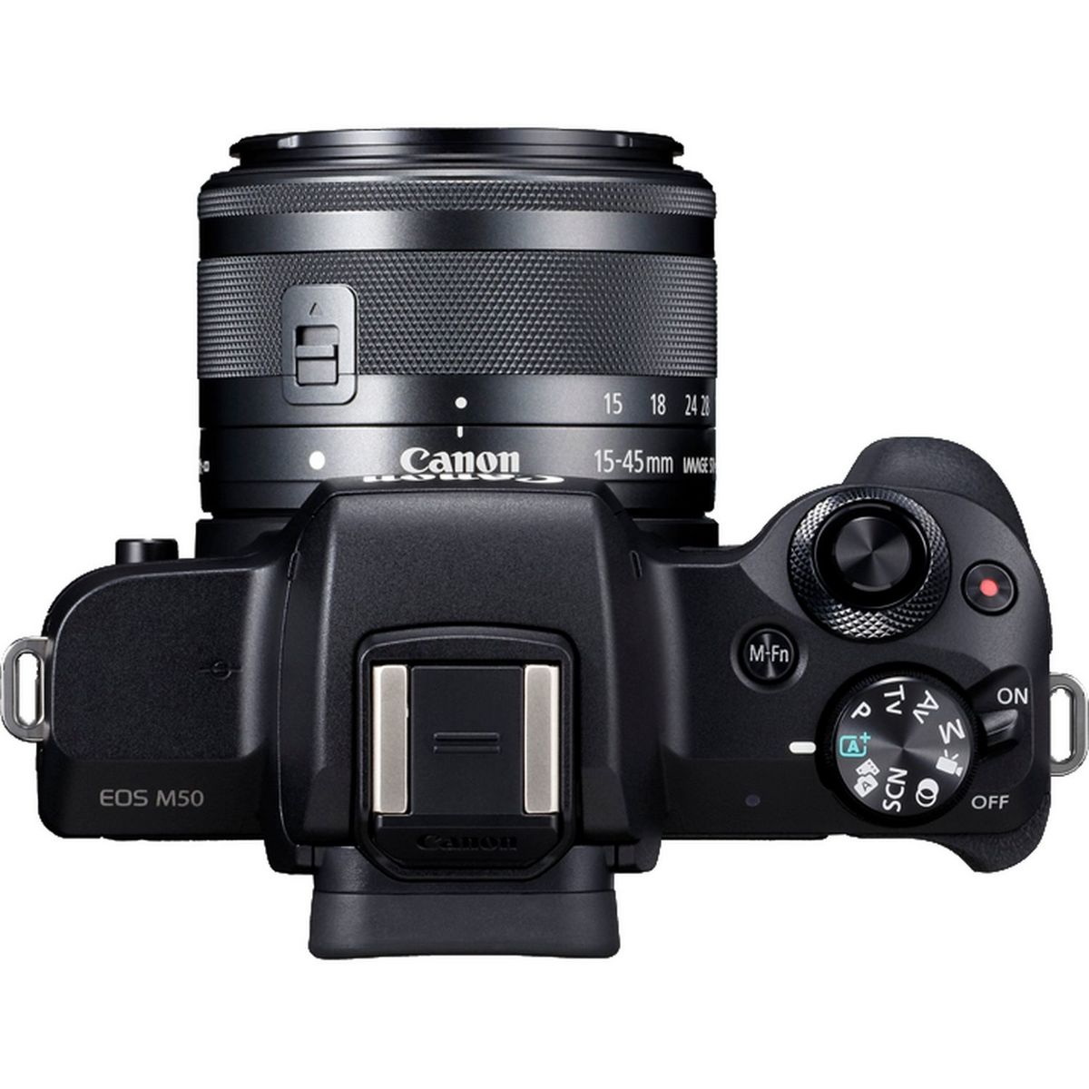 CANON Appareil Photo Hybride - EOS M50 - Noir + Objectif 15-45 mm