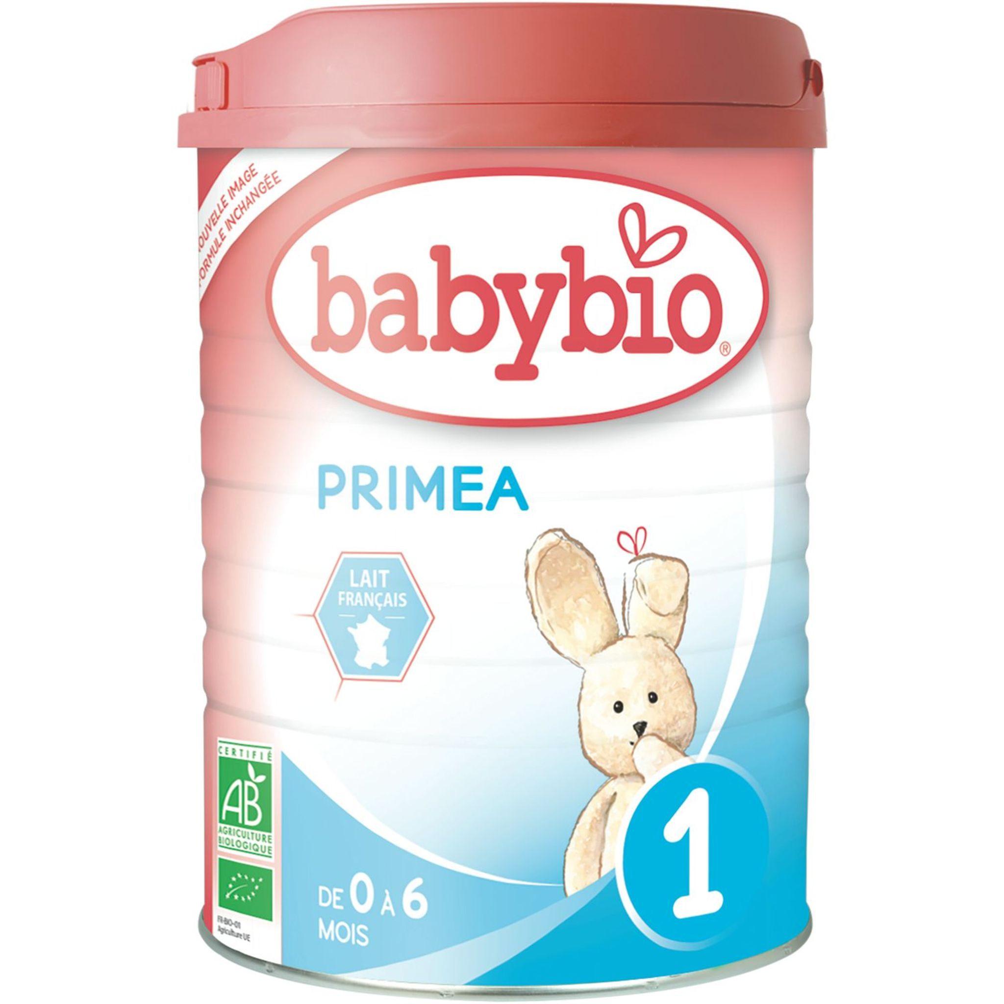 Voir la diapositive 2 : BABYBIO Primea lait 1er âge en poudre bio dès la naissance 900g