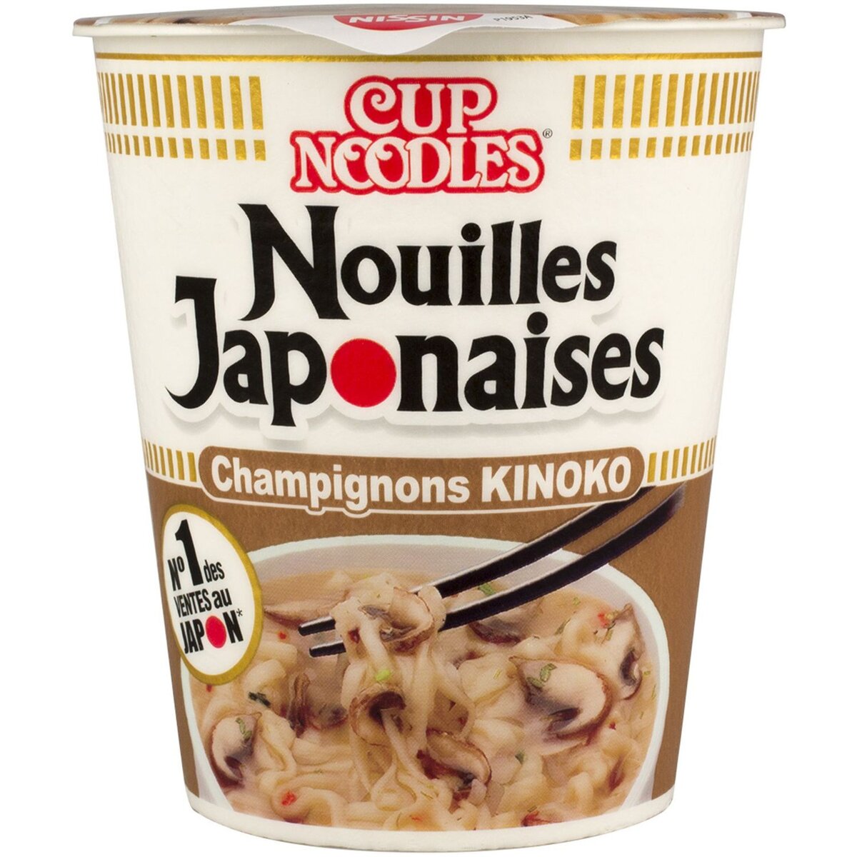 CUP NOODLES Nouilles japonaises aux champignons kinoko 64g
