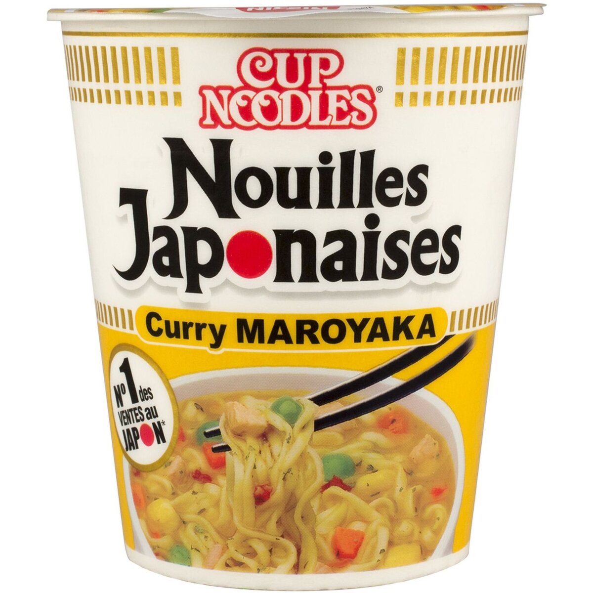 CUP NOODLES Nouilles japonaises au curry maroyaka 67g