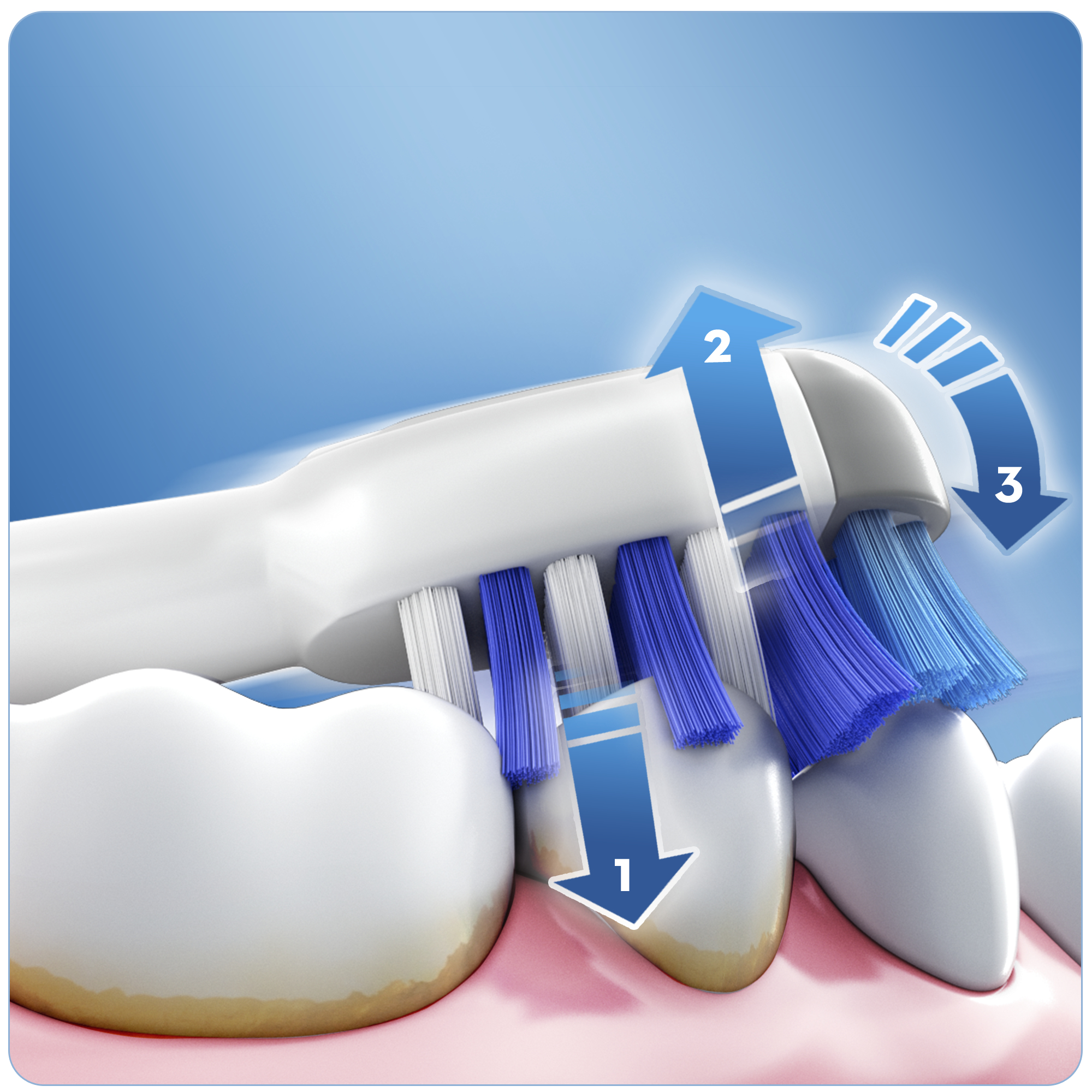 Voir la diapositive 5 : ORAL B Brosse à dents électrique PRO700 TRIZONE