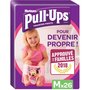 HUGGIES Huggies Pull-ups couches d'apprentissage fille taille M (14-18kg) x26 26 culottes