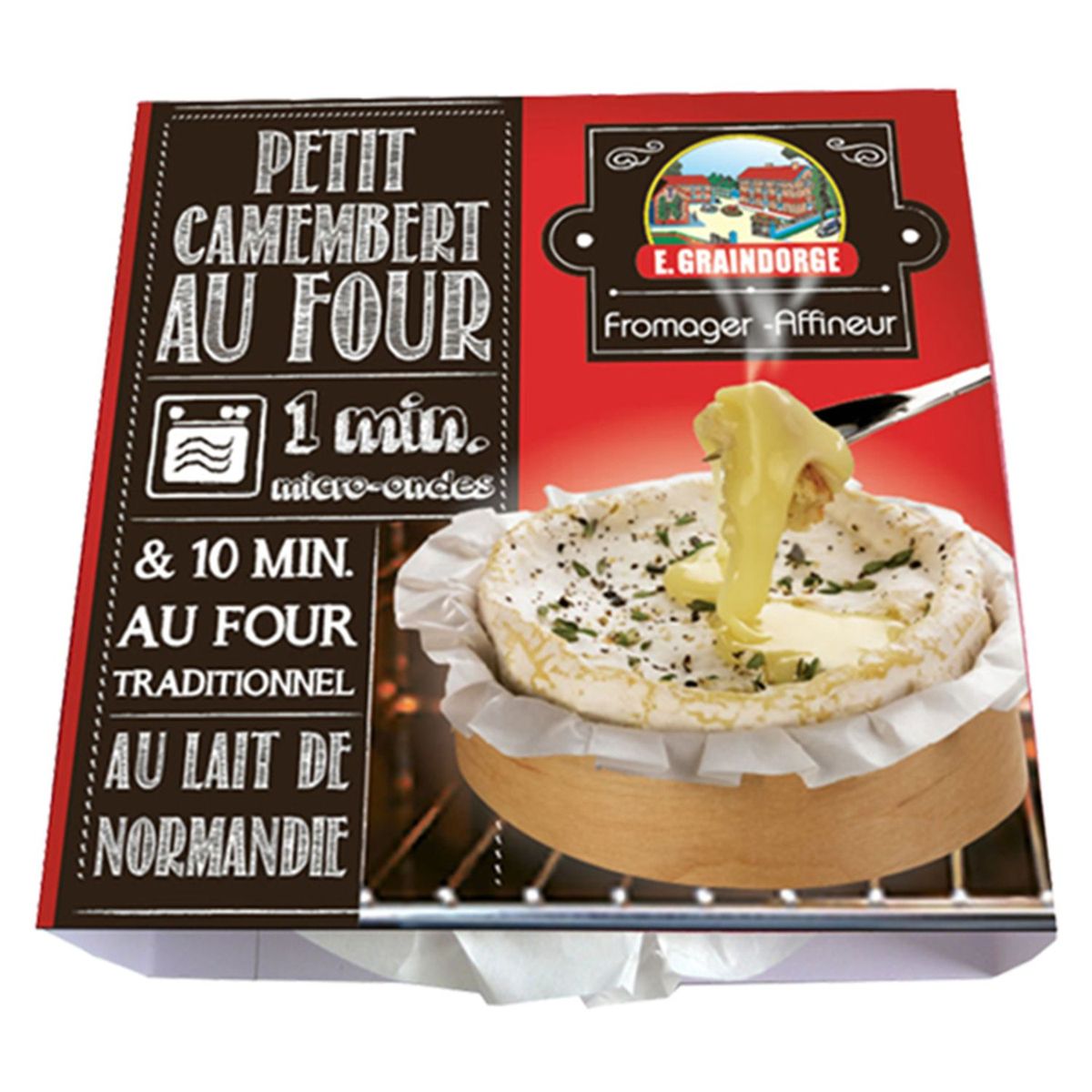 GRAINDORGE Graindorge petit camembert au four 120g