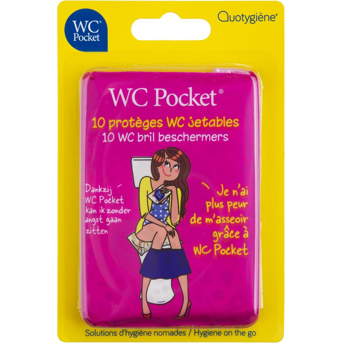 WC POCKET Protèges WC jetables 10 pièces