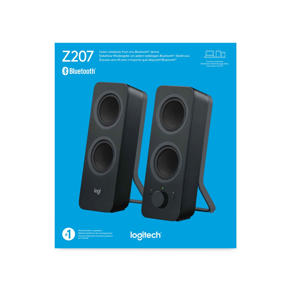 LOGITECH Enceinte Bluetooth pour ordinateur Z207