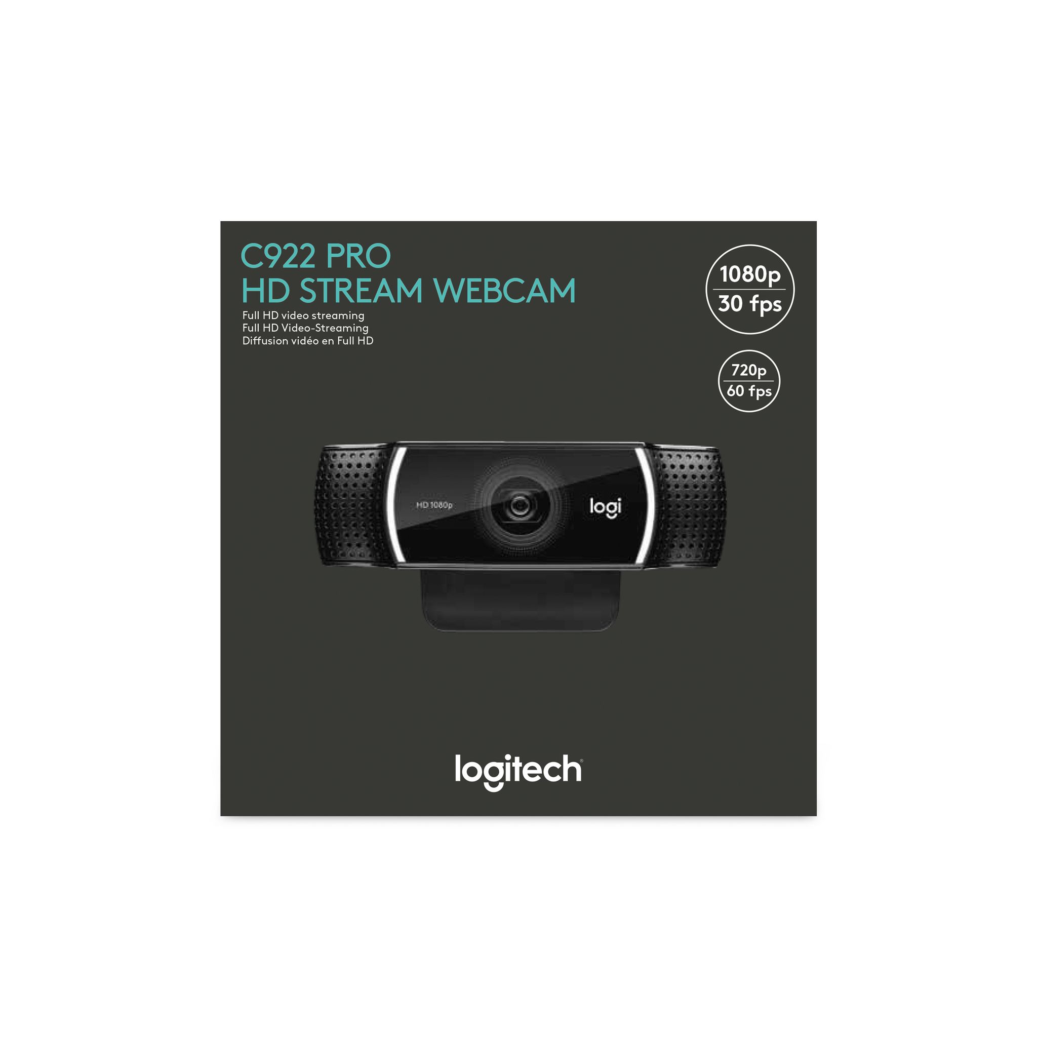 Voir la diapositive 7 : LOGITECH Webcam de diffusion C922 PRO