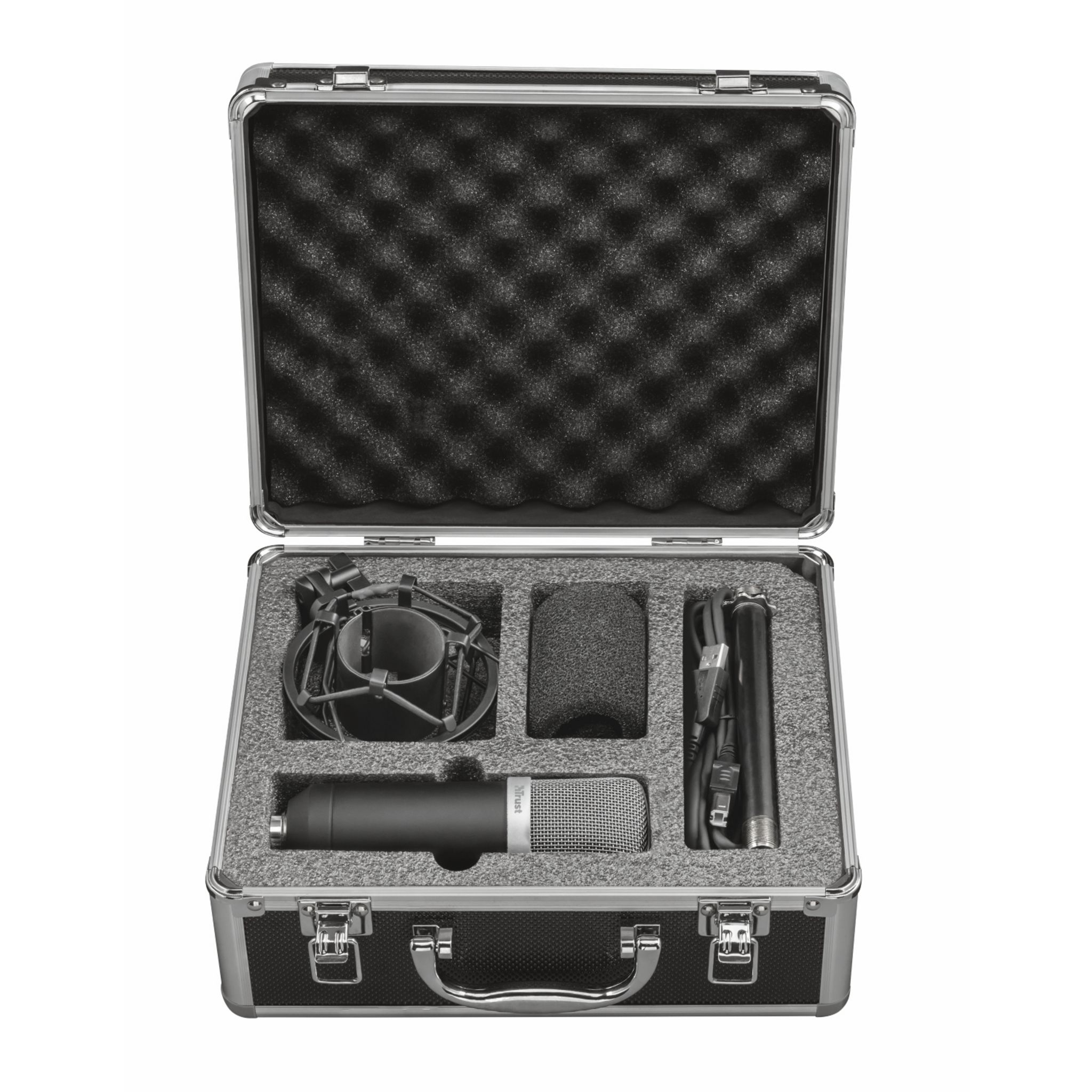 Voir la diapositive 3 : TRUST Microphone de studio GXT 252 Emita Streaming