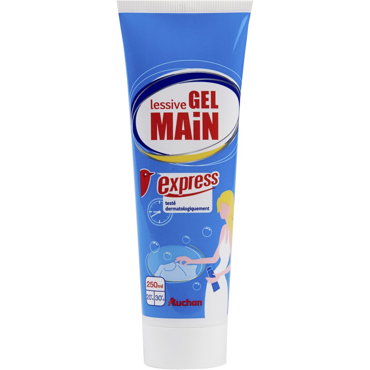 AUCHAN Auchan lessive gel main tube 250ml