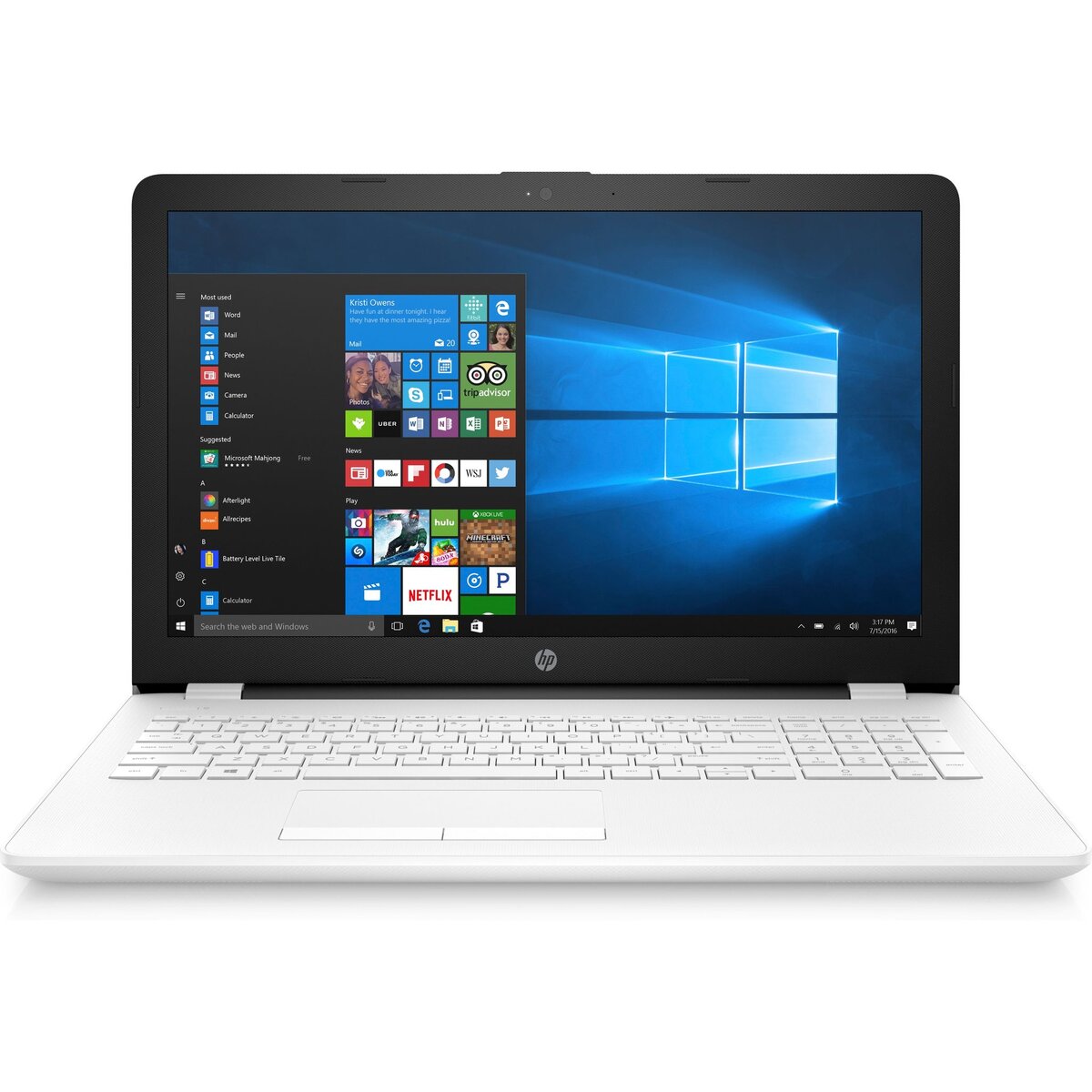 HP Ordinateur portable Notebook 15-bw016nf - 1 To - Blanc