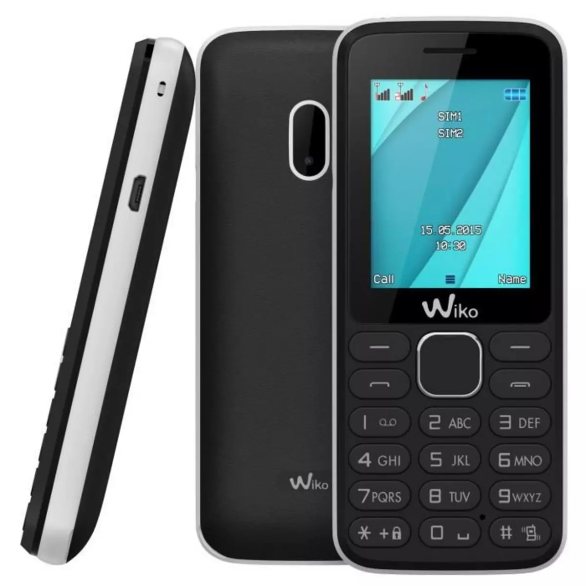 WIKO Smartphone Lubi 4 Black/White Ls