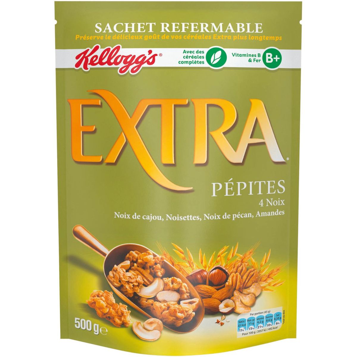 KELLOGG'S Kellogg's extra 4 nuts 500g