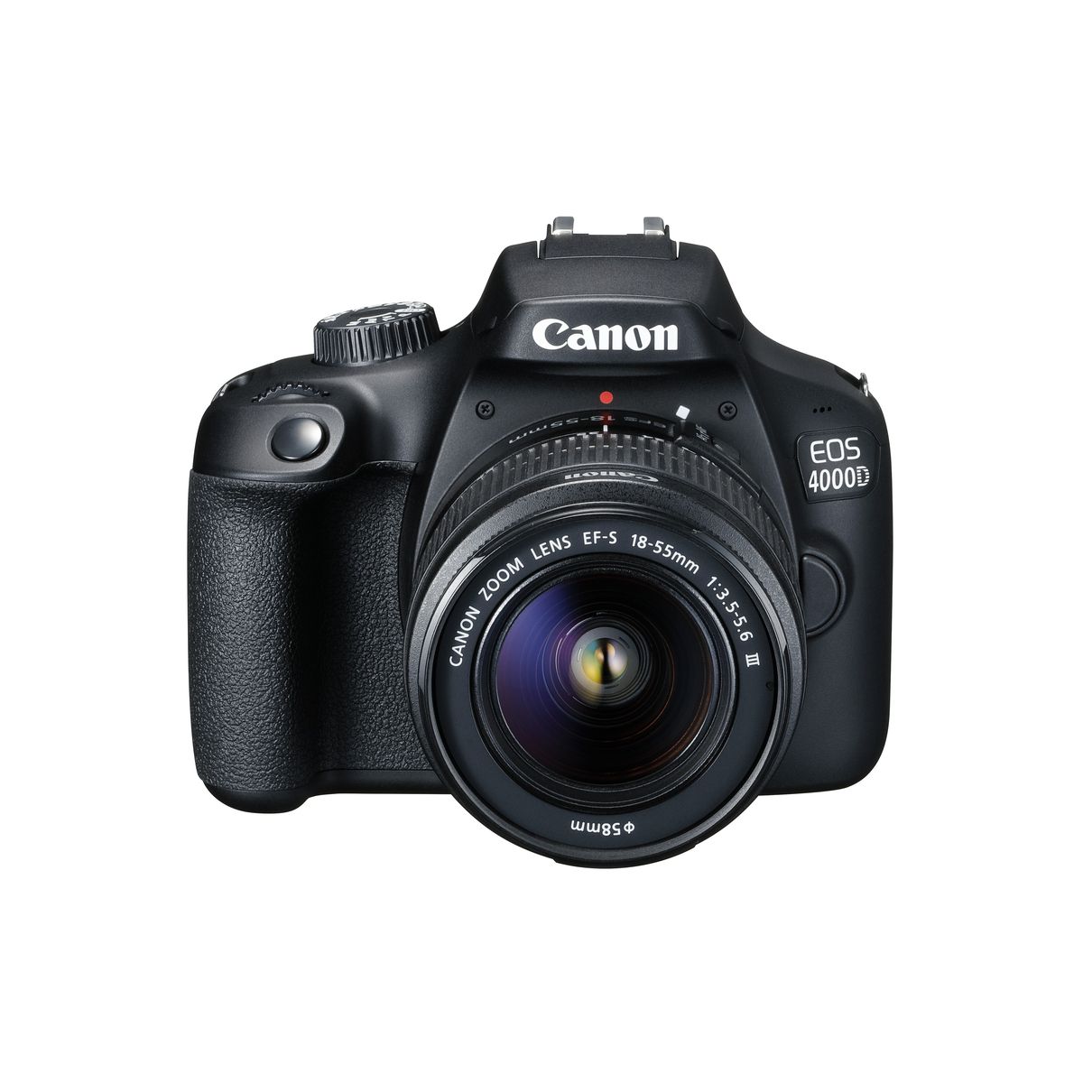 CANON Appareil Photo Reflex -  EOS 4000D - Noir + Objectif 18-55 mm